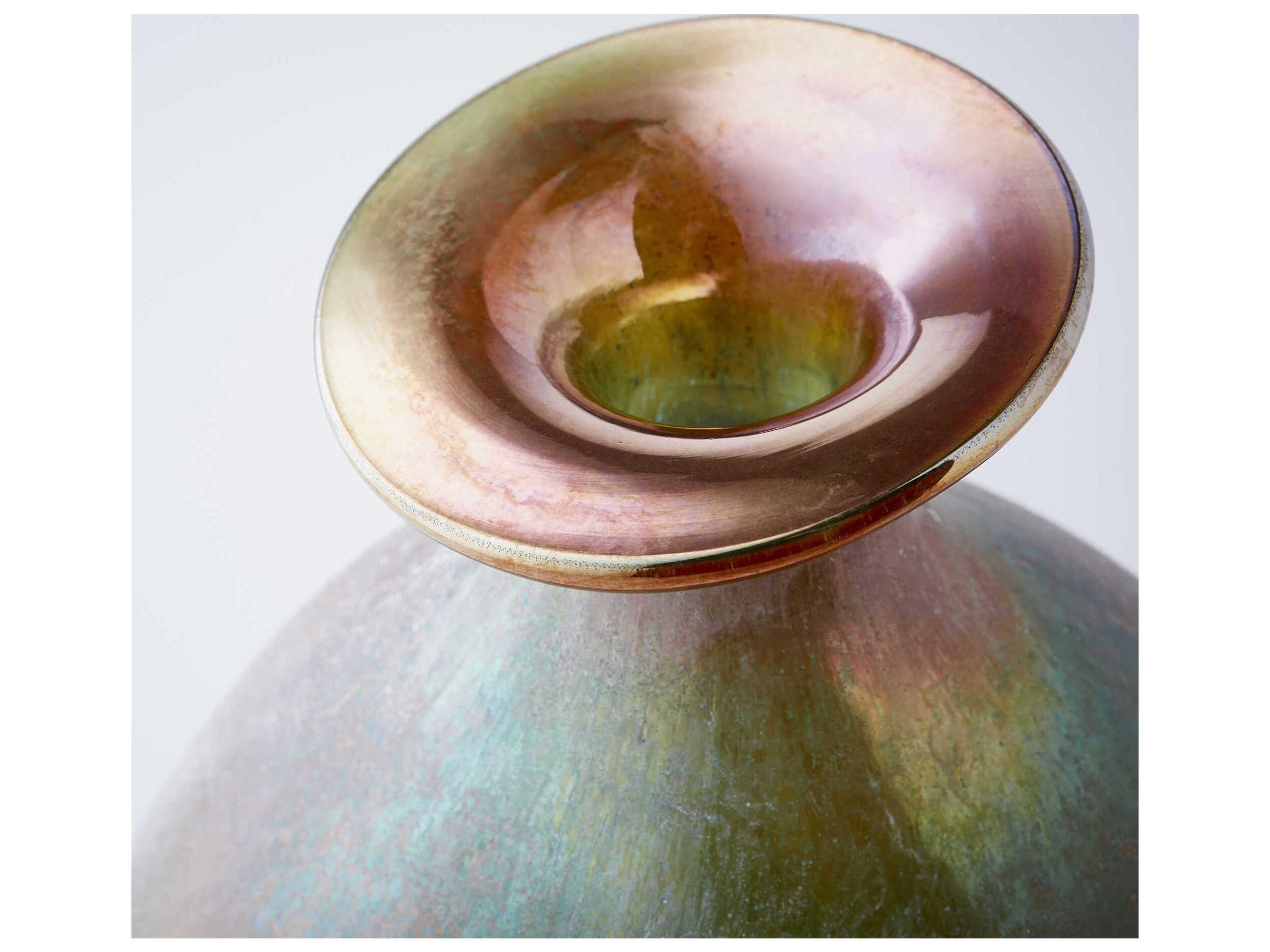 Cyan Design Turquoise Scavo Sea of Dreams Vase