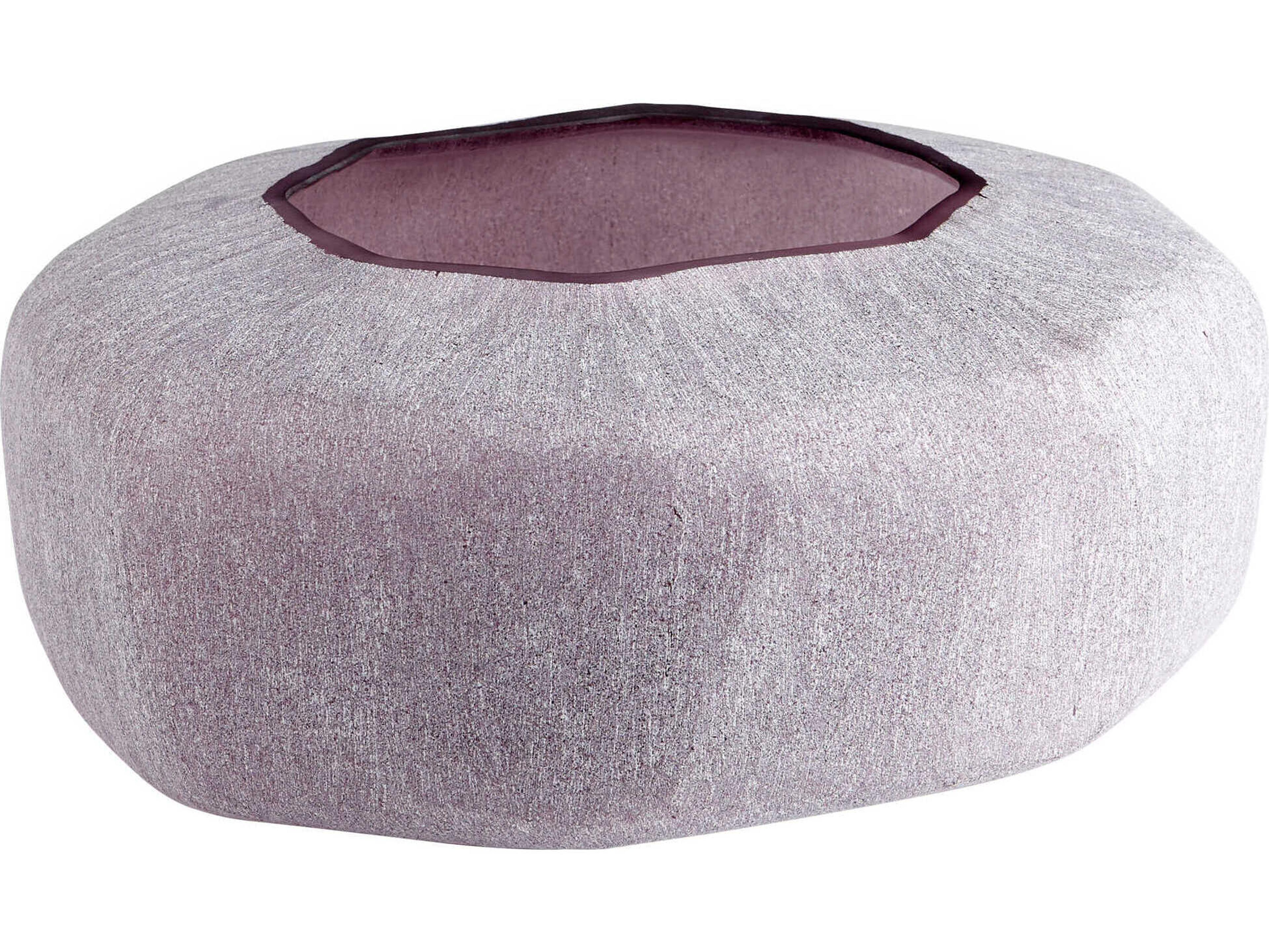 Textured Plum Vervain Vase