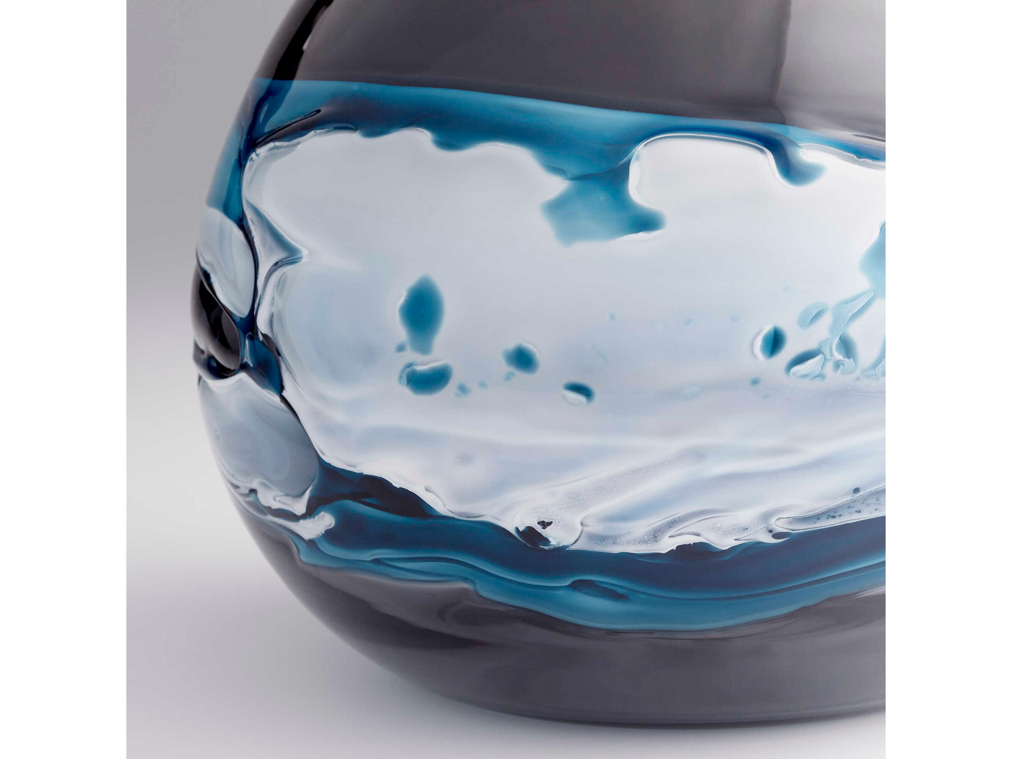 Cyan Design Blue White Mescolare Vase
