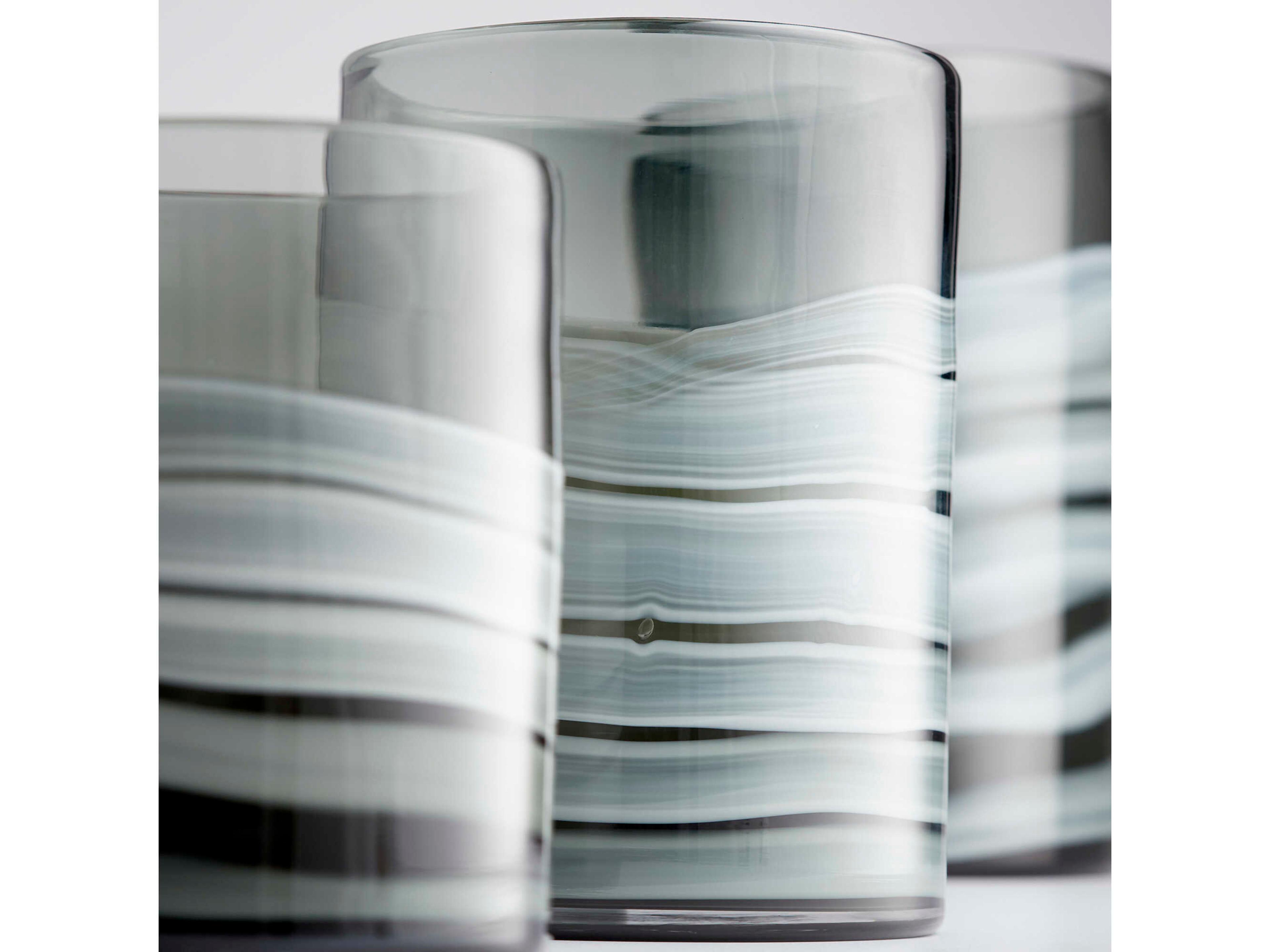 Cyan Design White Silver Torrent Vase