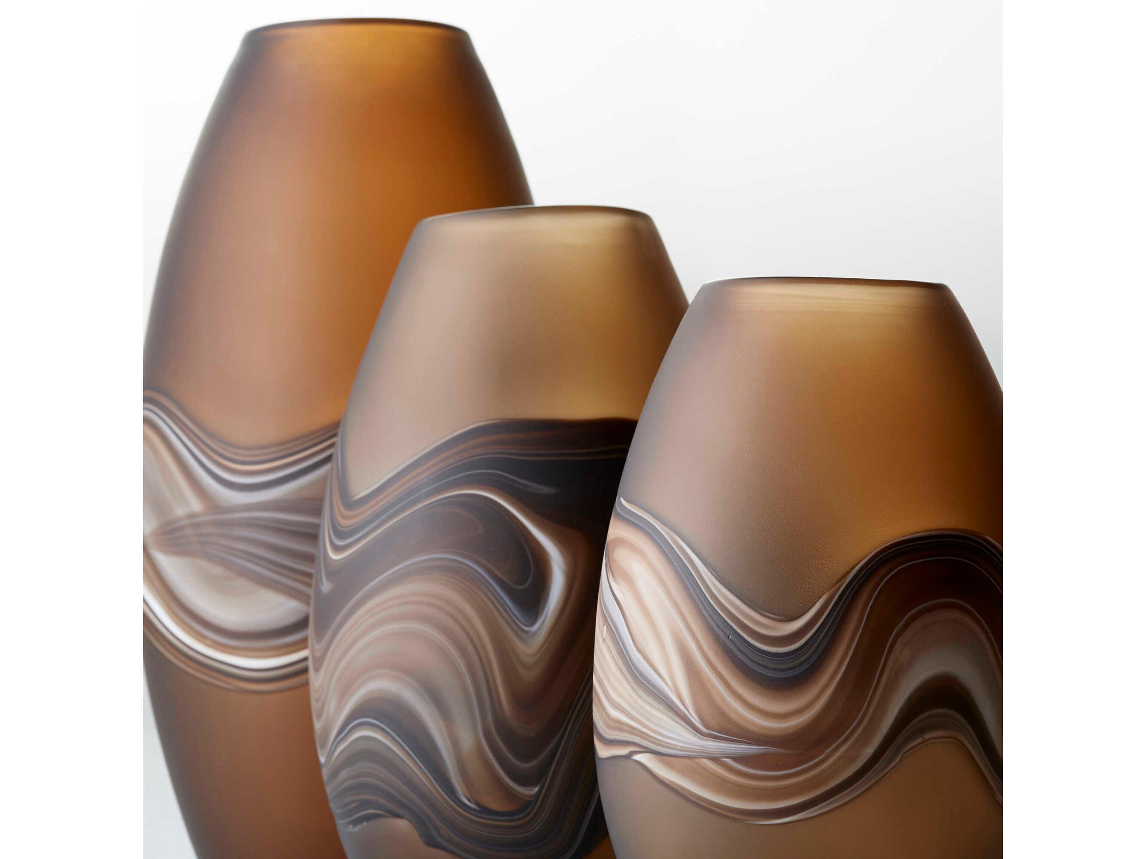 Cyan Design Amber Swirl Nina Vase
