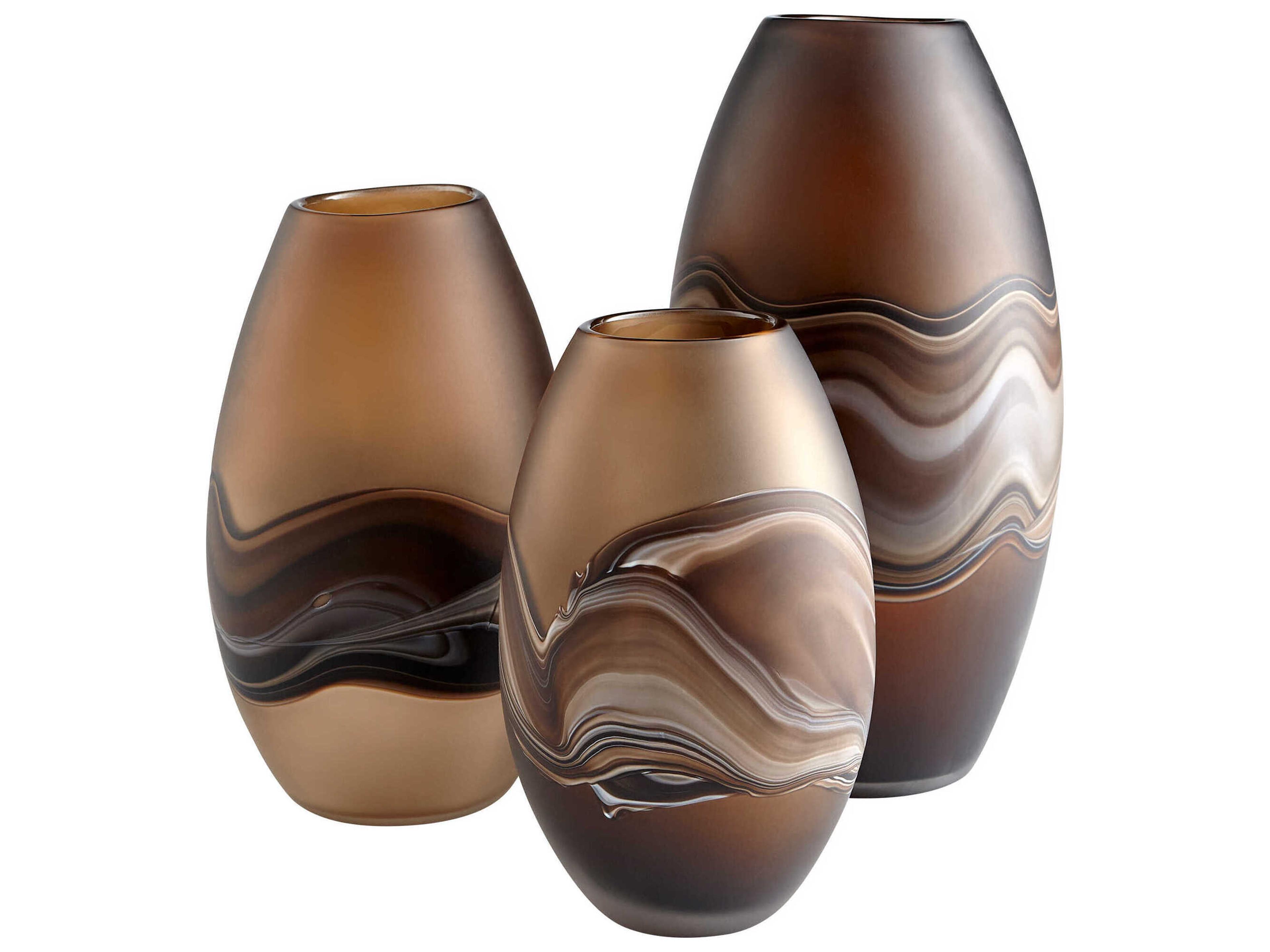 Cyan Design Amber Swirl Nina Vase