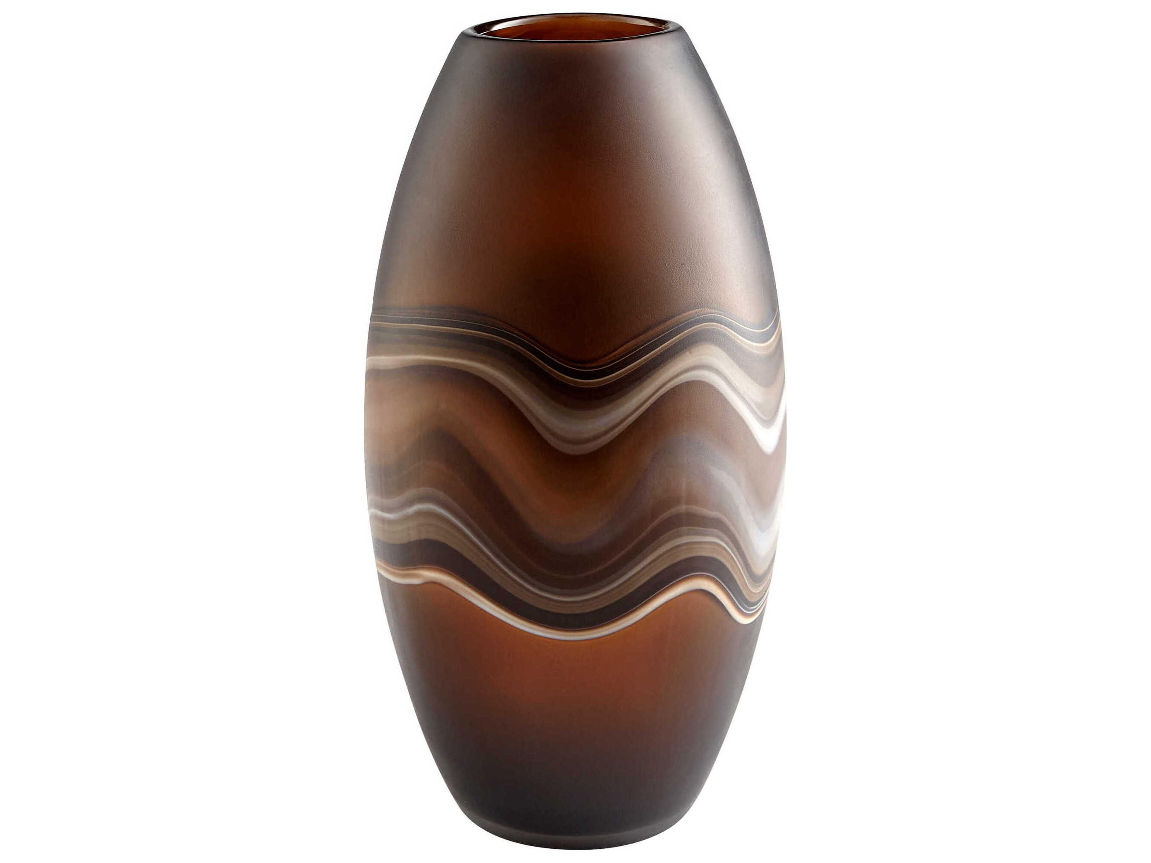 Cyan Design Amber Swirl Nina Vase