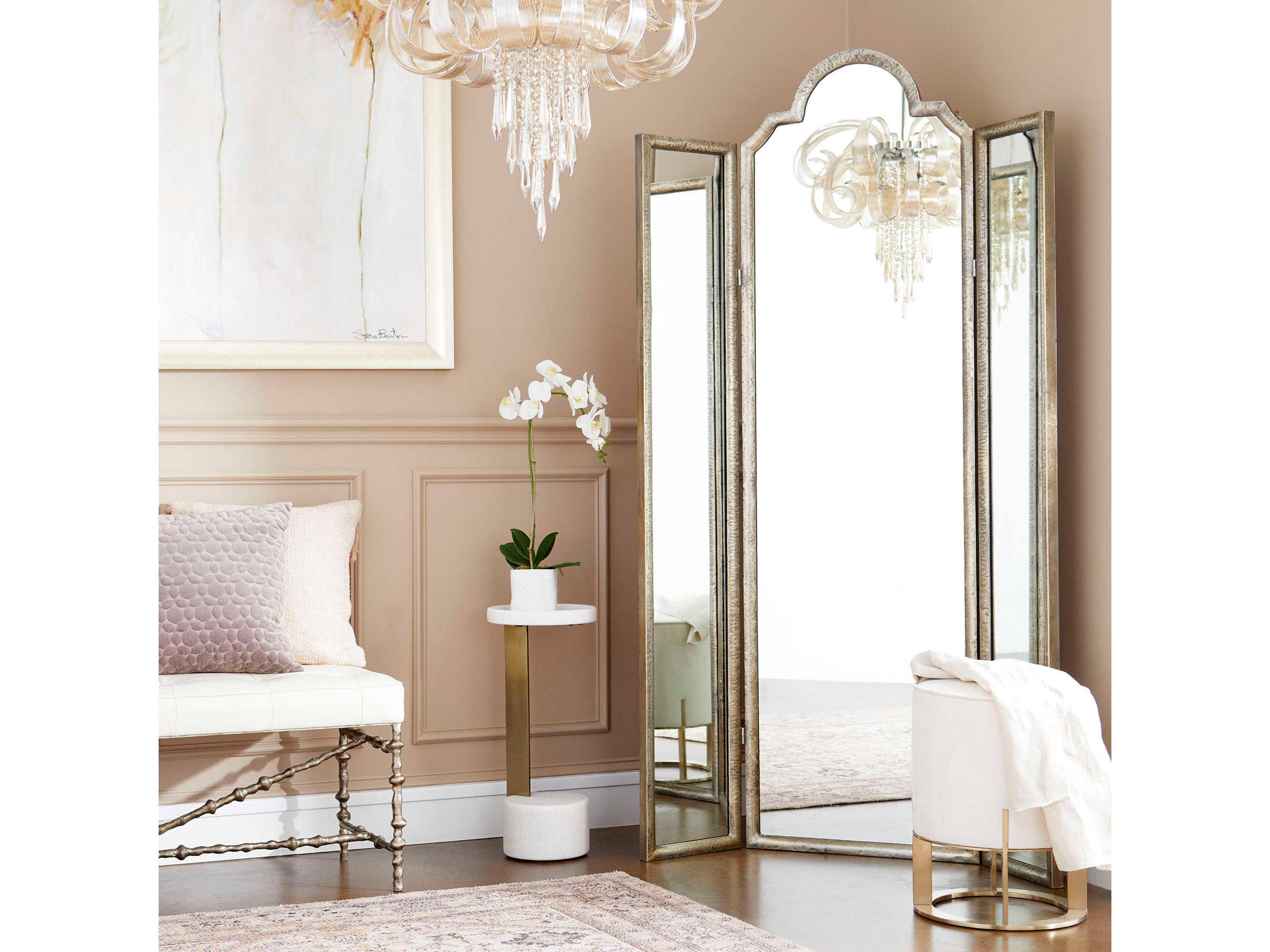 Cyan Design Kodiak Round Marble End Table