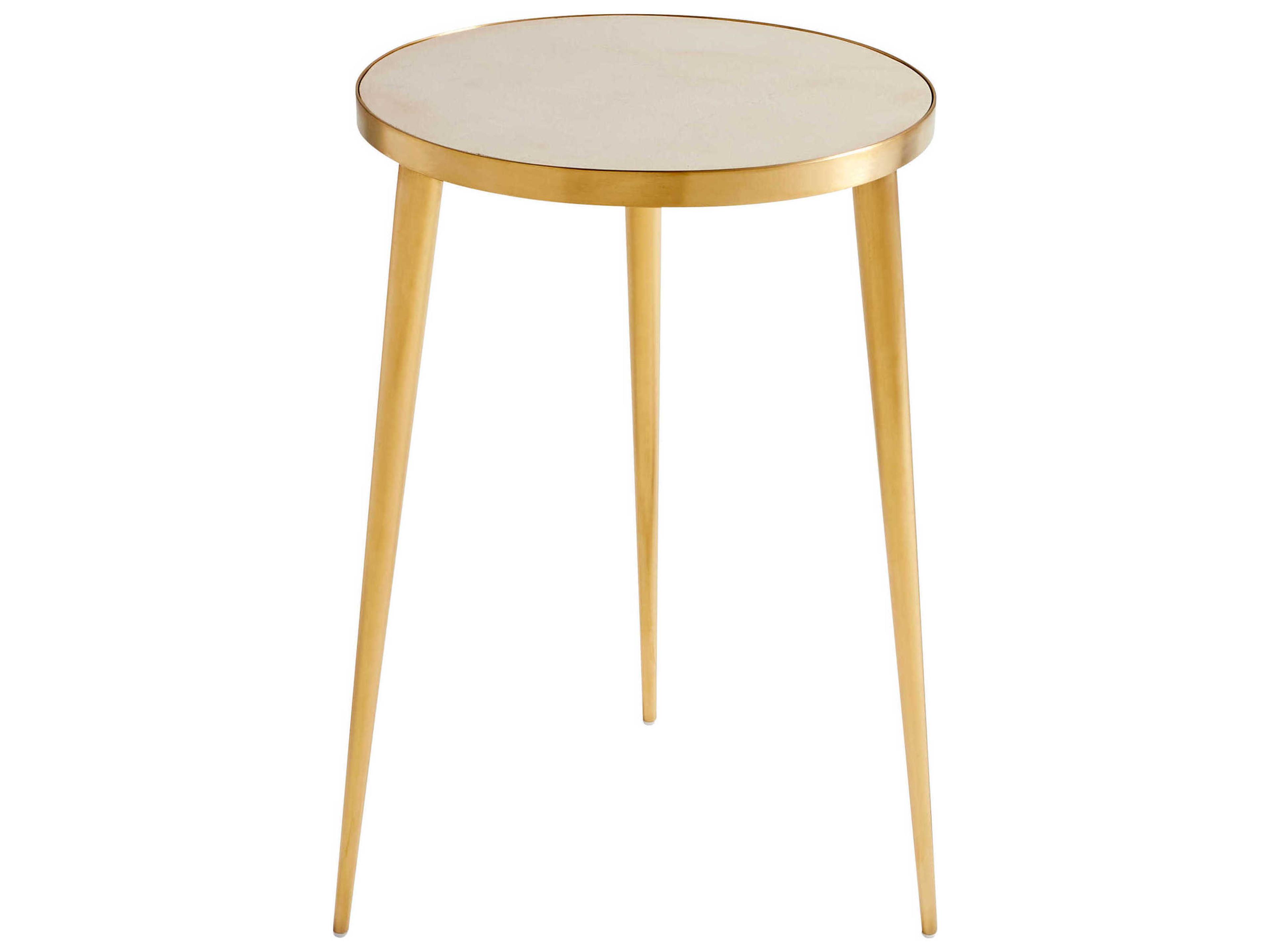 Dresden Round Concrete End Table
