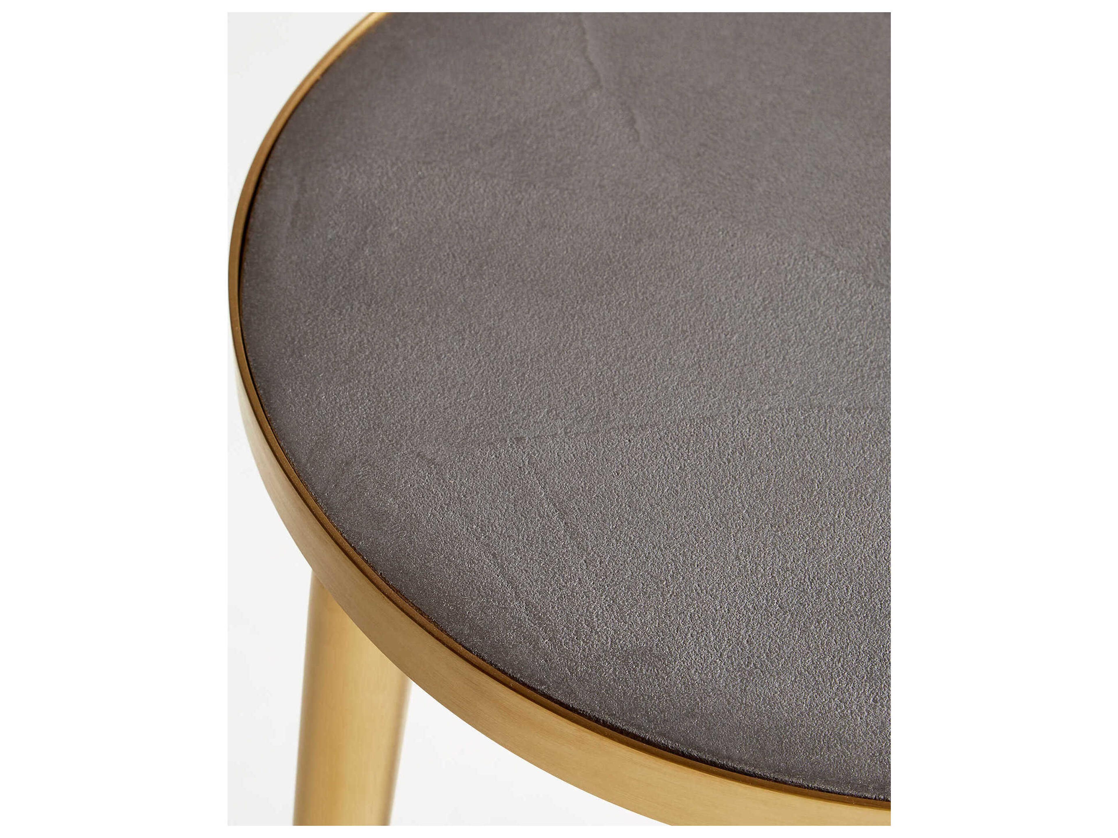 Cyan Design Bremen Round Concrete End Table