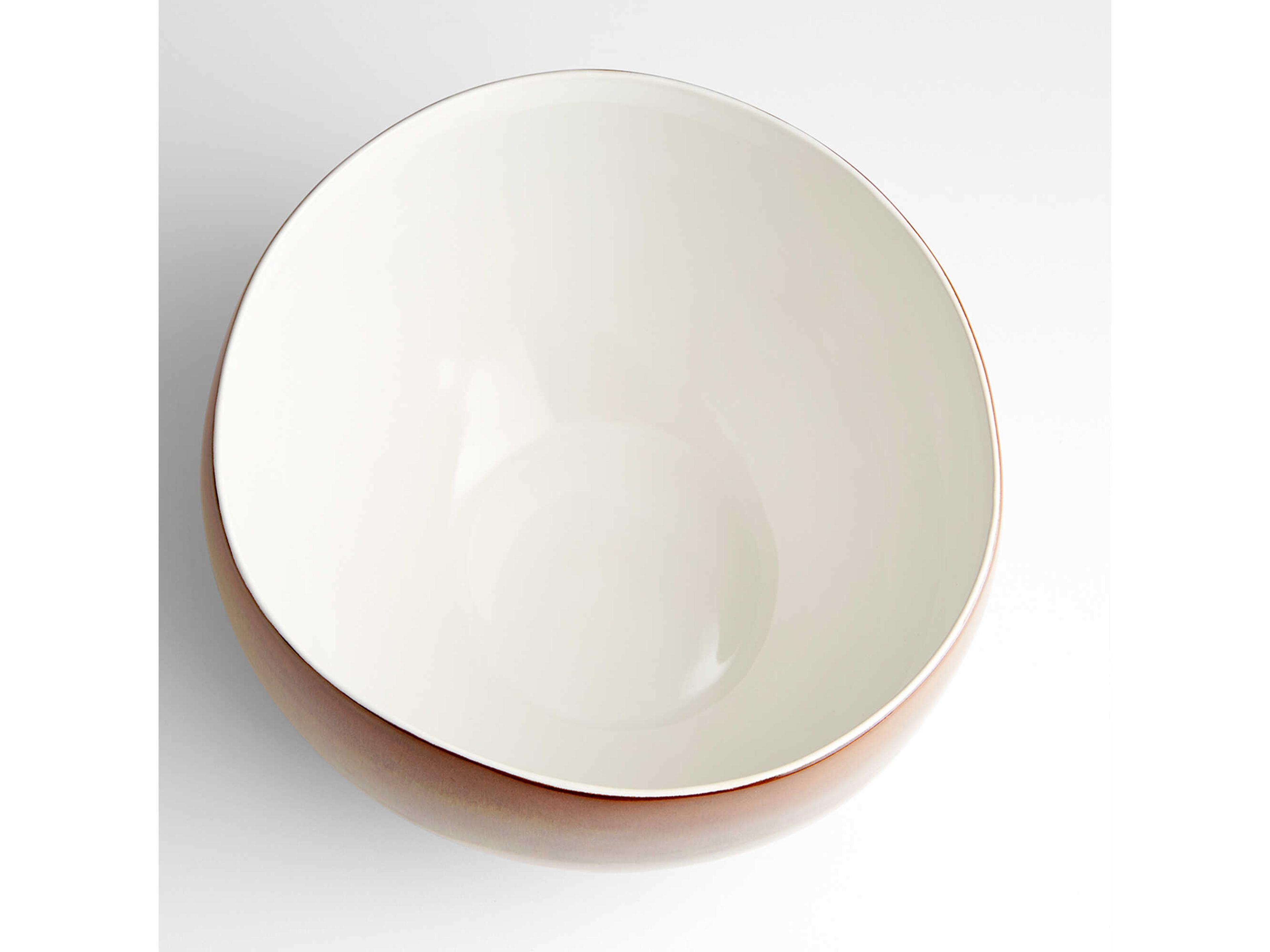 Cyan Design Olive Glaze Marbled Dreams Decorative Bowl