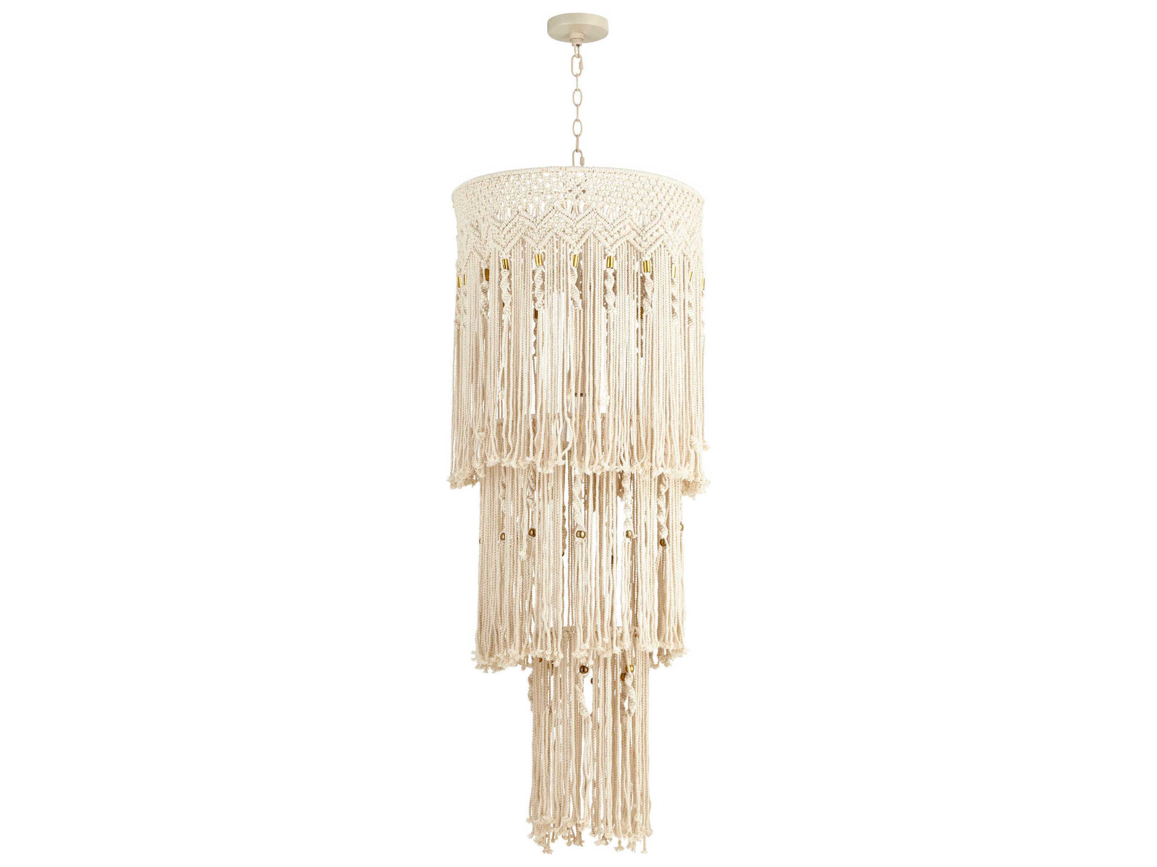 Luminico 1-Light Antique French White Off Pendant
