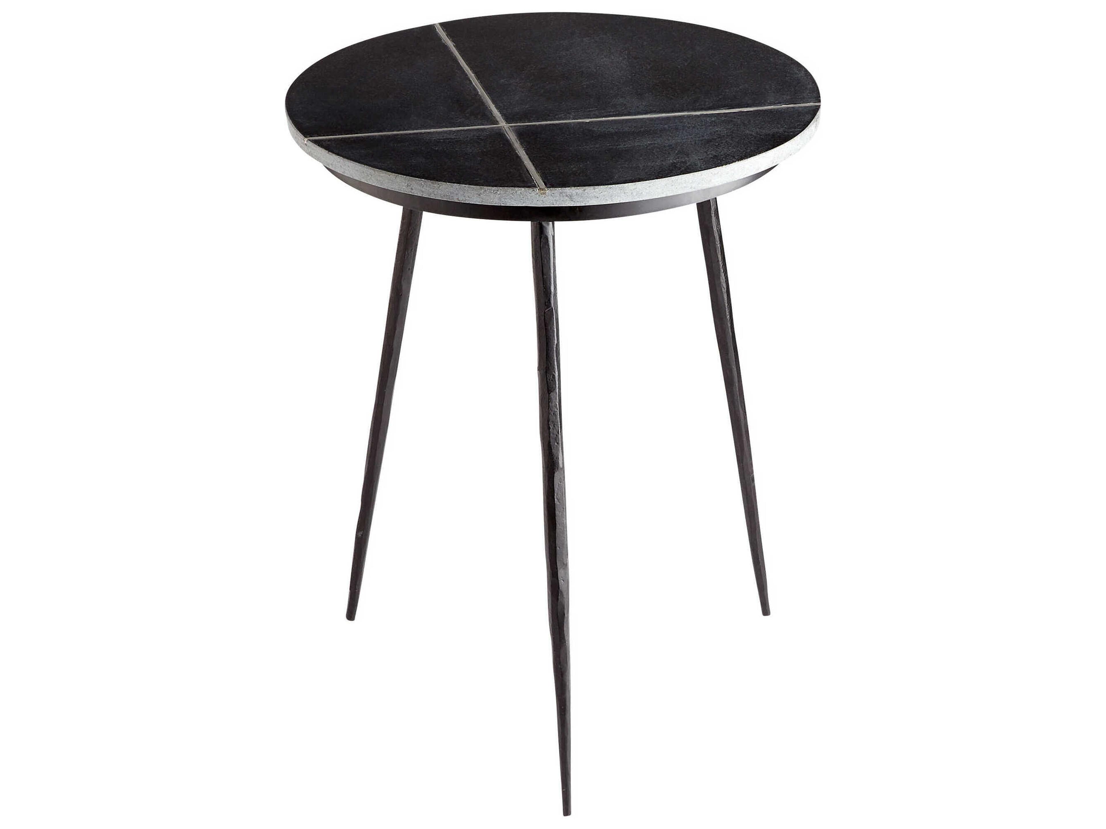 Cyan Design Sombrilla Round Marble End Table