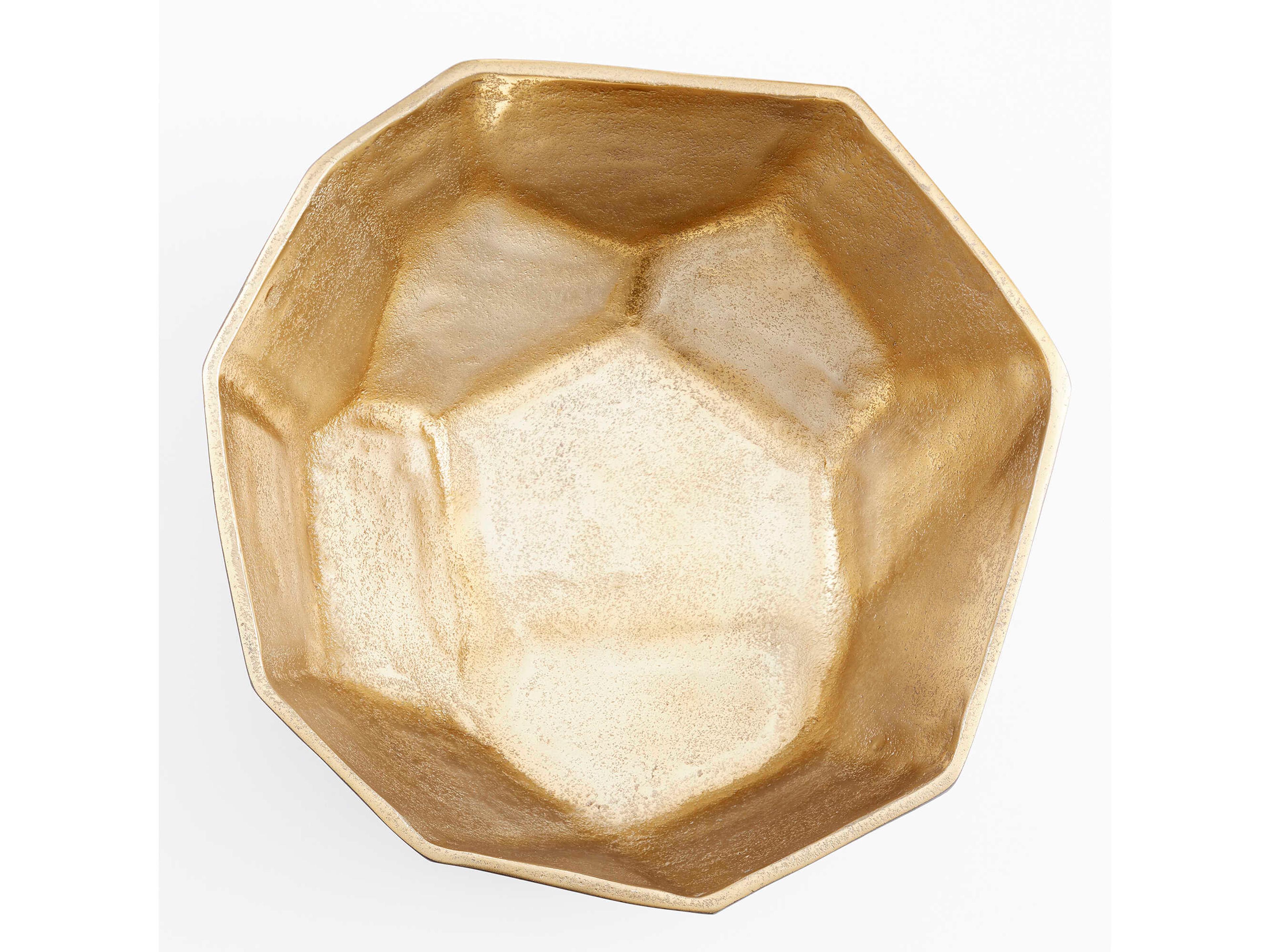 Cyan Design Matt Black Gold Radia Decorative Bowl