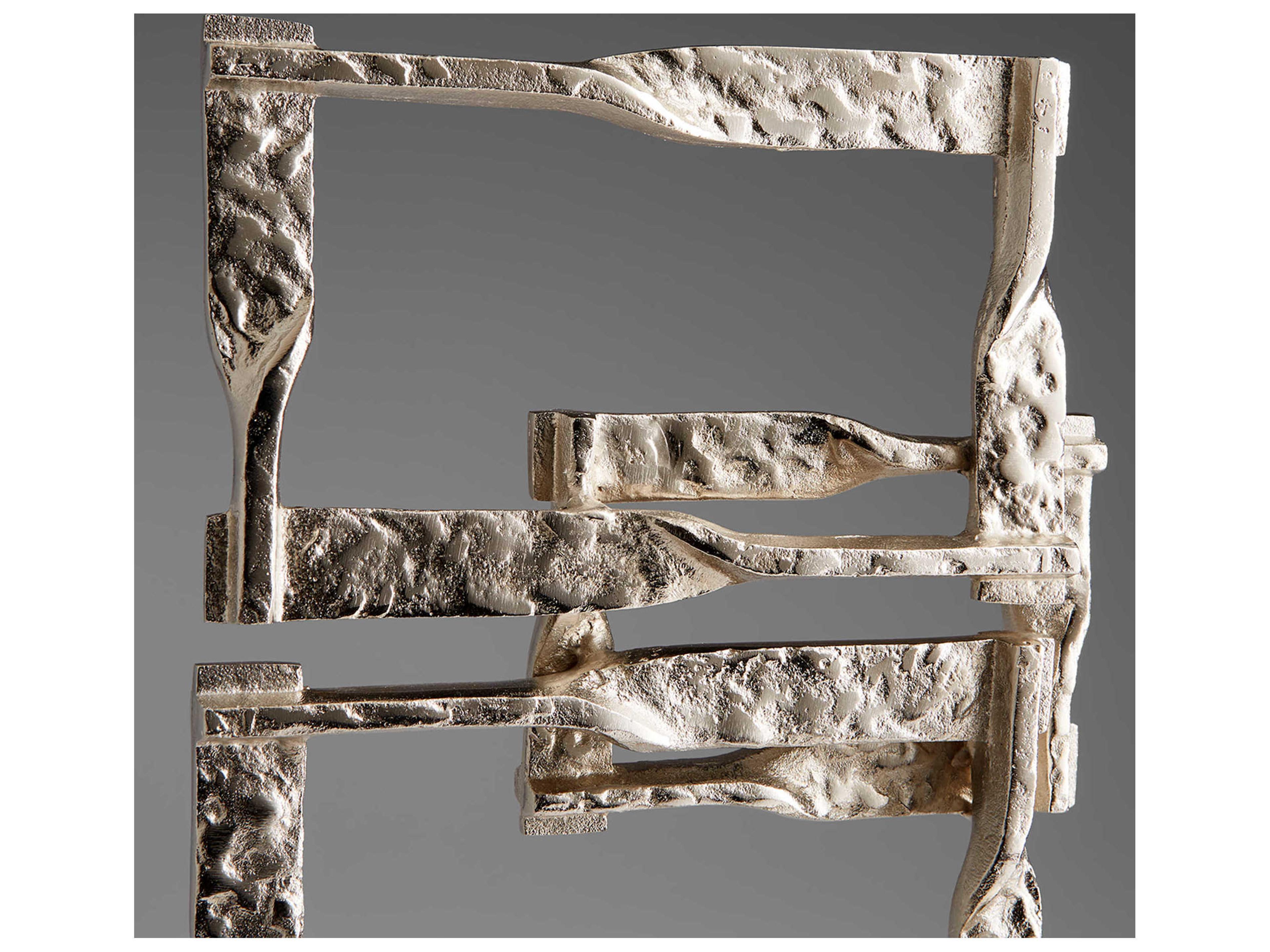 Cyan Design Matt Black / Nickel 23" High Akira Sculpture