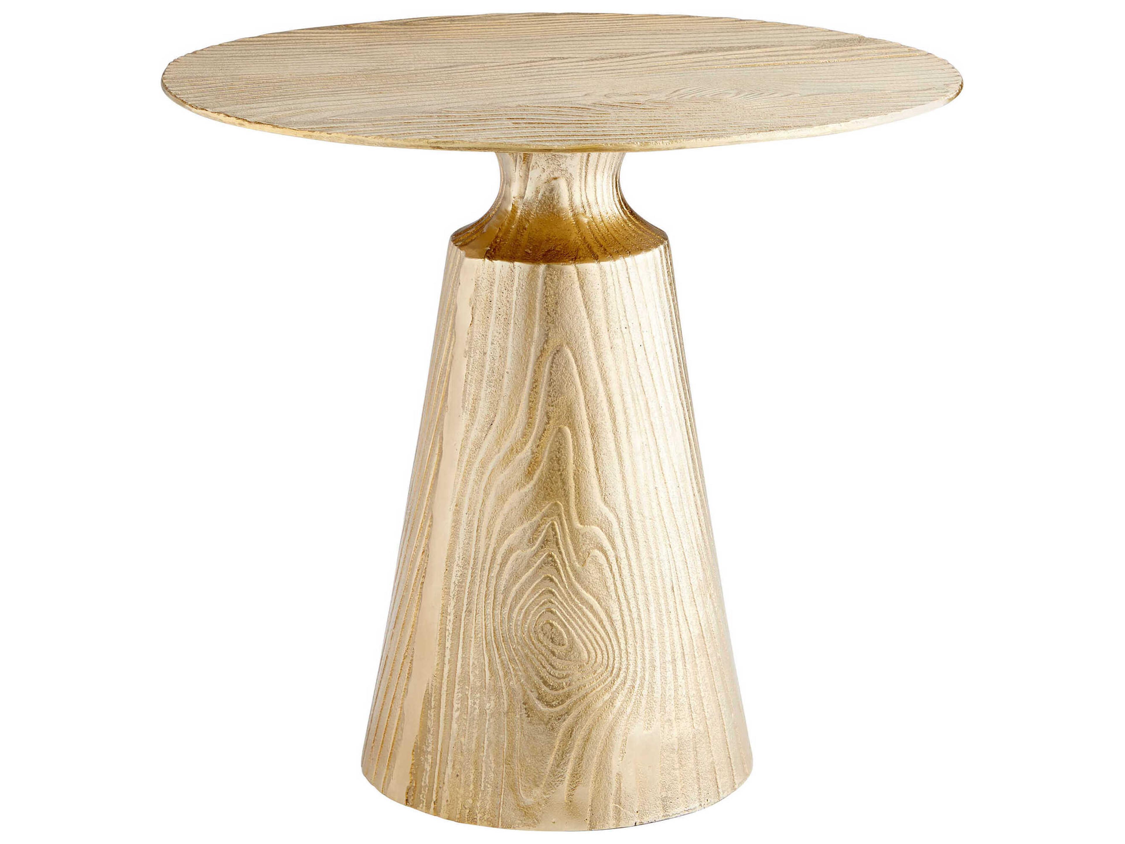 Oregonia Round Metal End Table