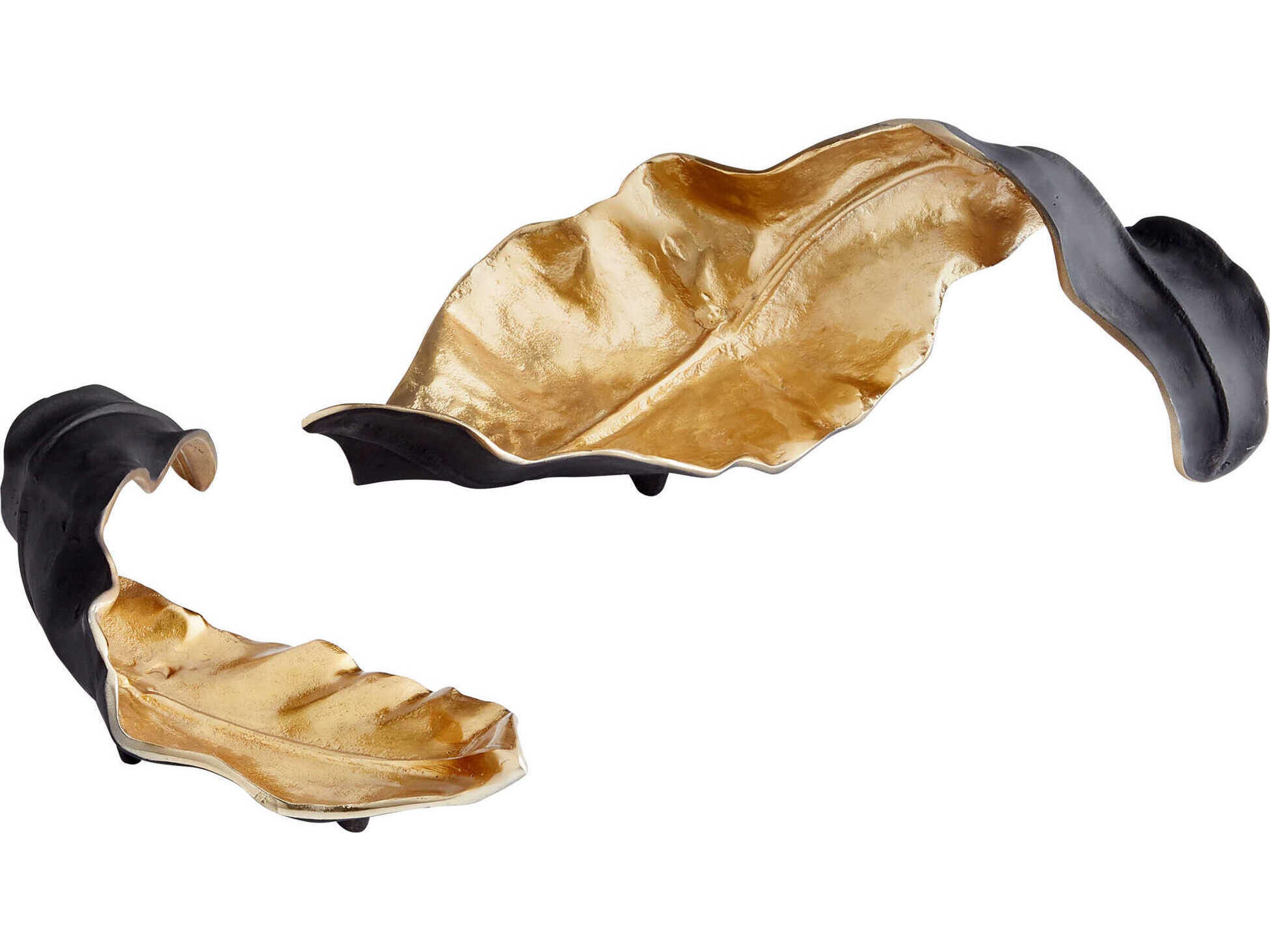 Cyan Design Black Gold Oak Brush Sculpture