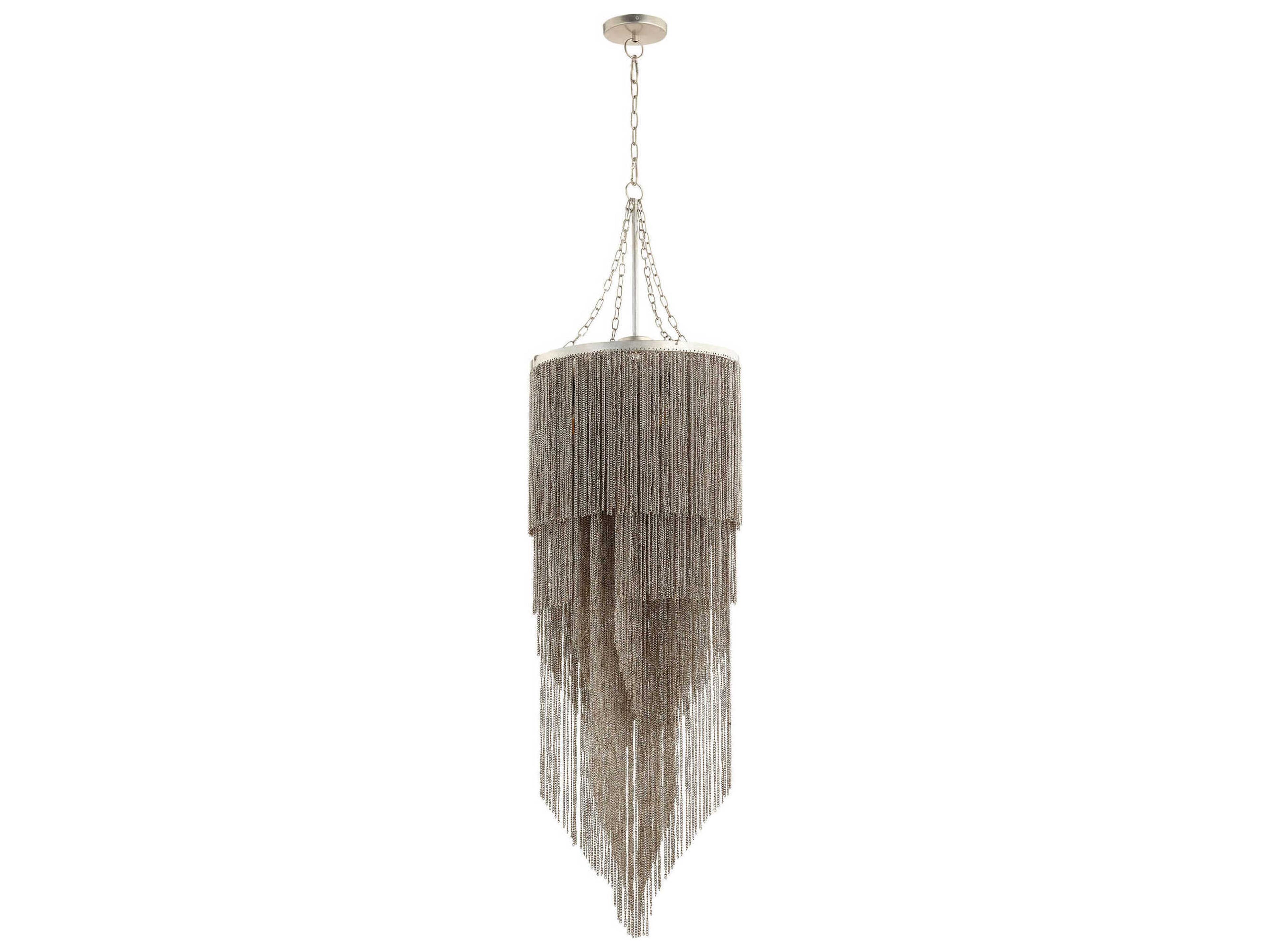 Divaza 4-Light Silver Pendant