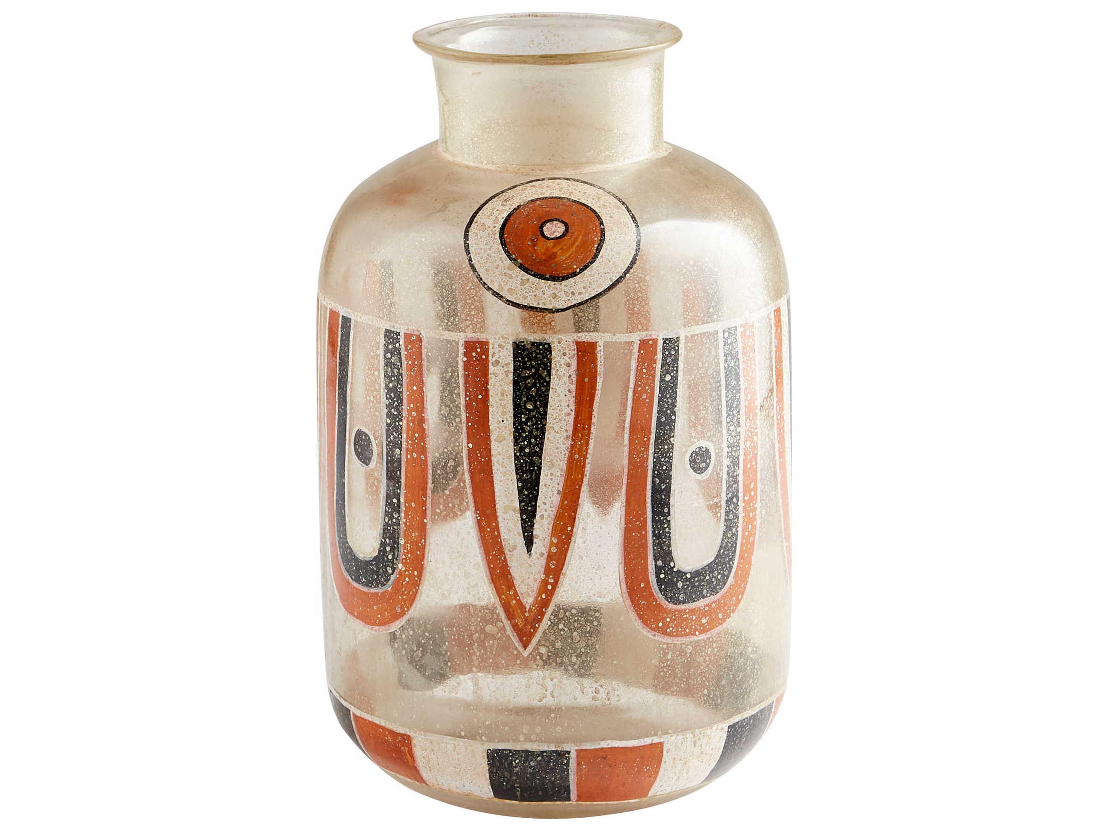 Brown - Bronze - Rust Arroyo Vase