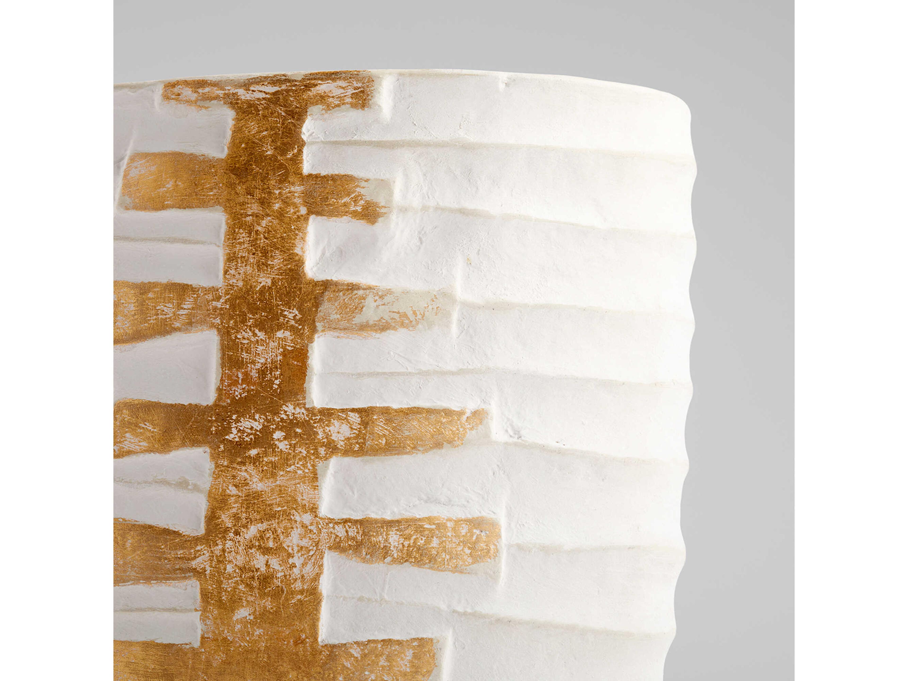 Cyan Design White Gold Luxe Vase