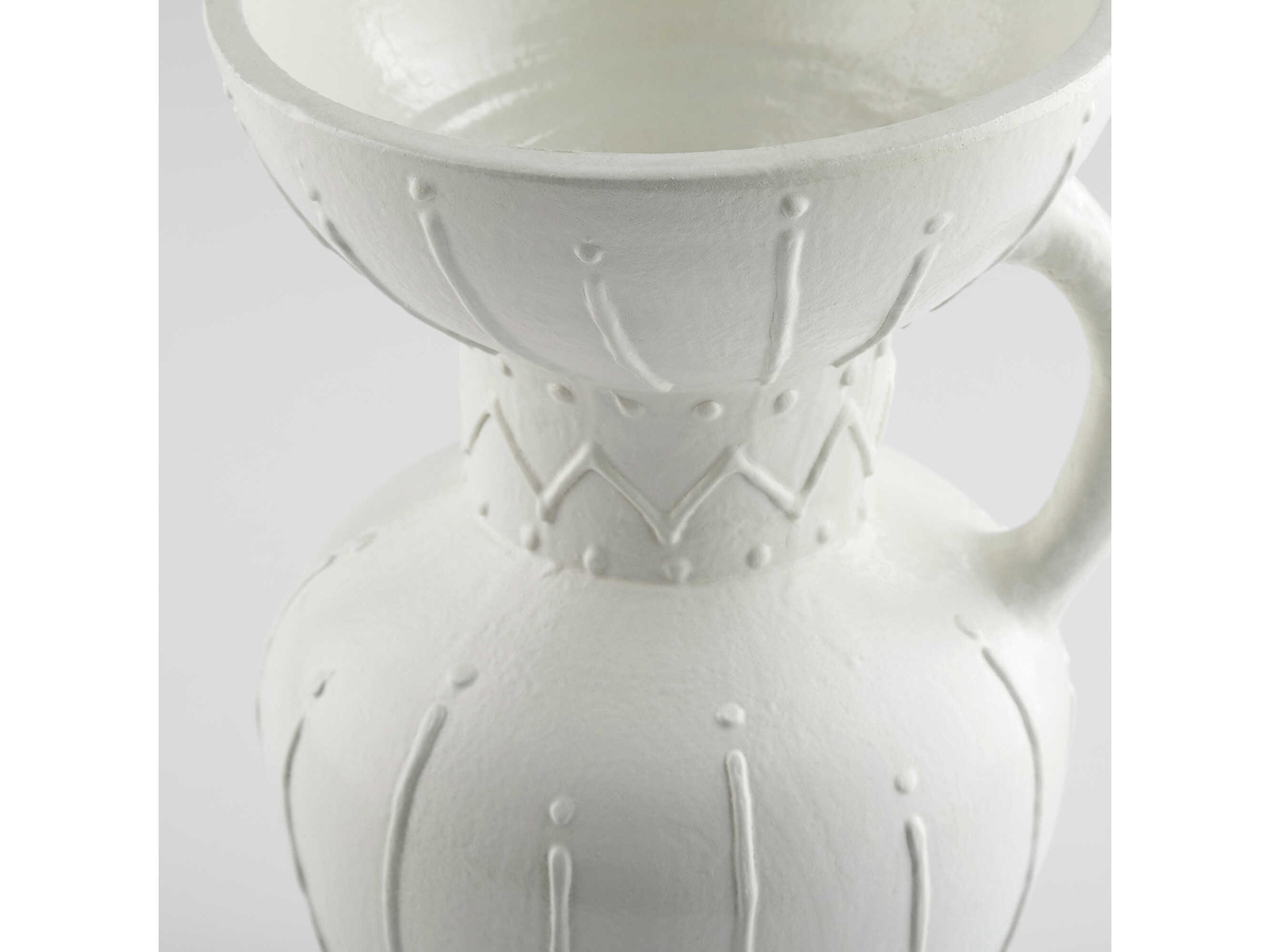 Cyan Design White Ravine Vase