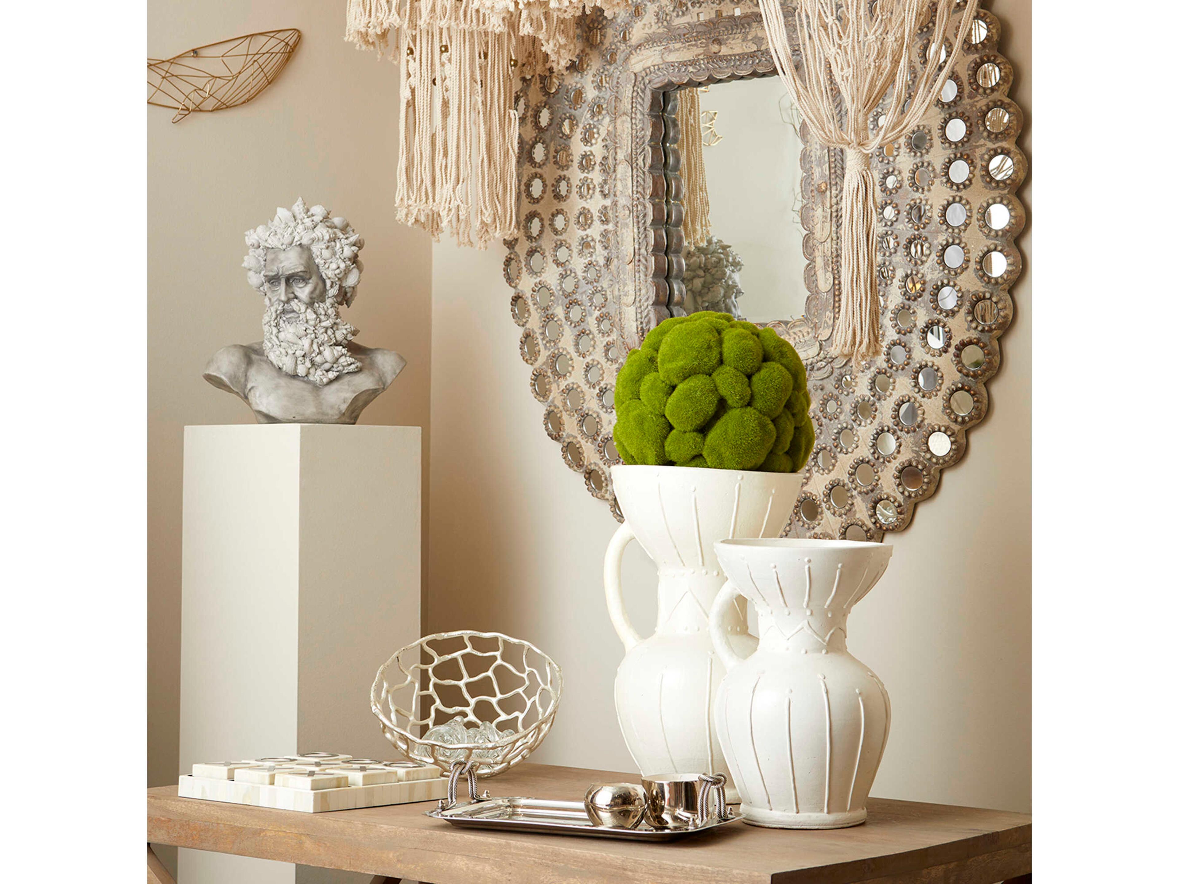 Cyan Design White Ravine Vase