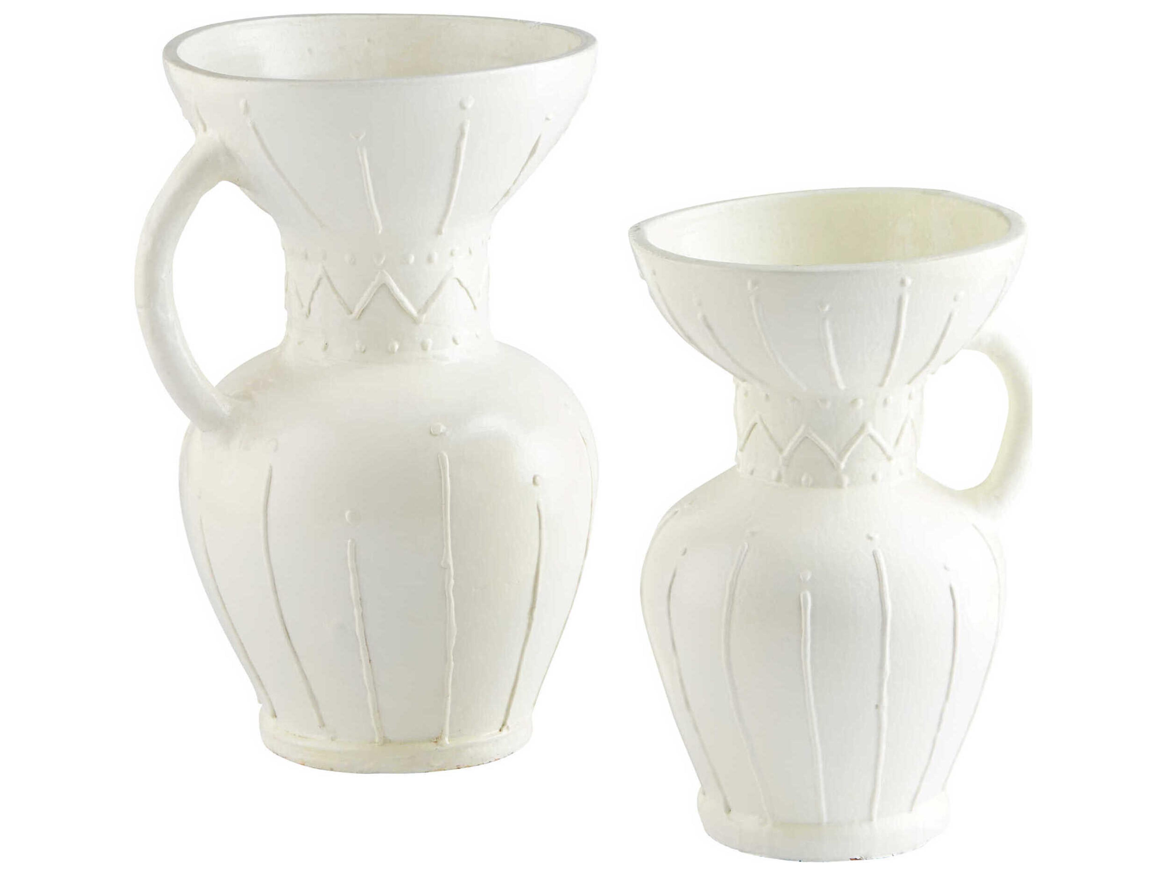 Cyan Design White Ravine Vase