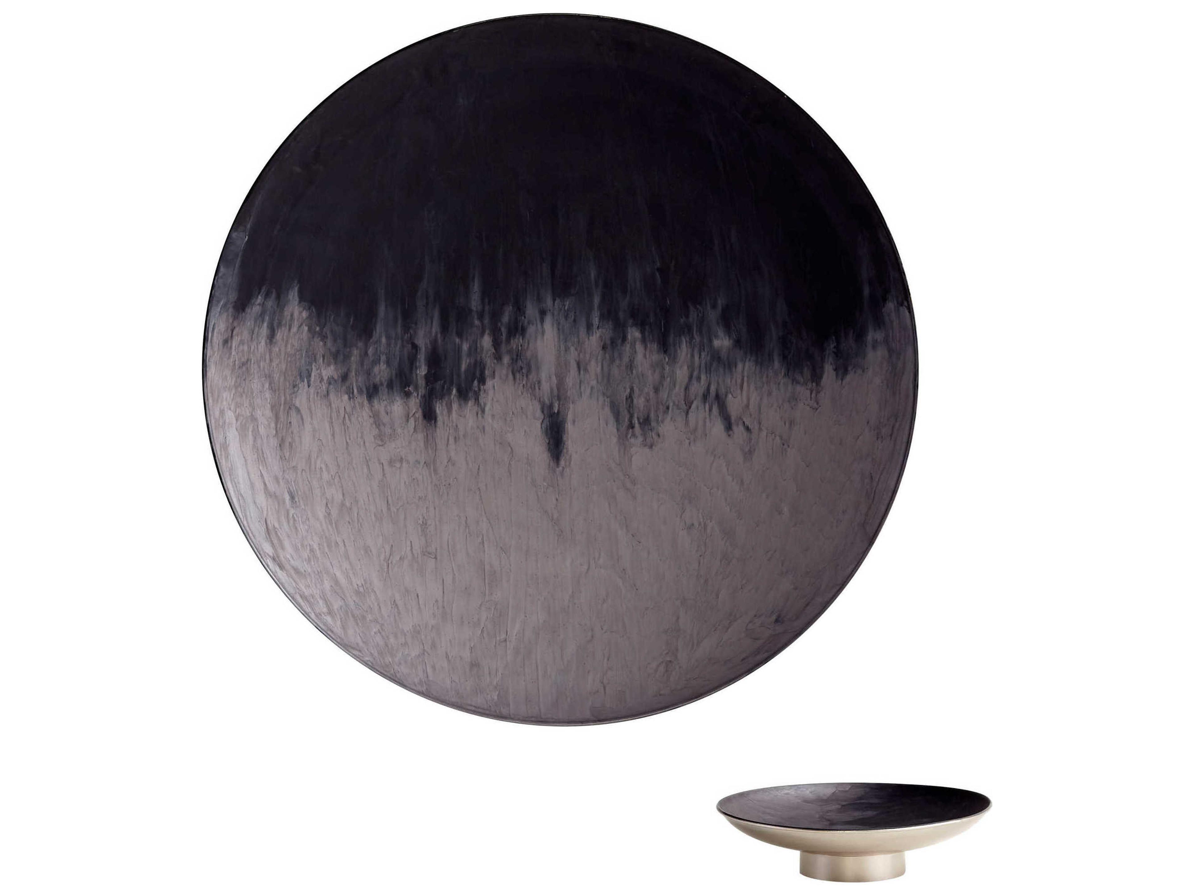 Cyan Design Matt / Black Pearl 36" Dual Tone Plate