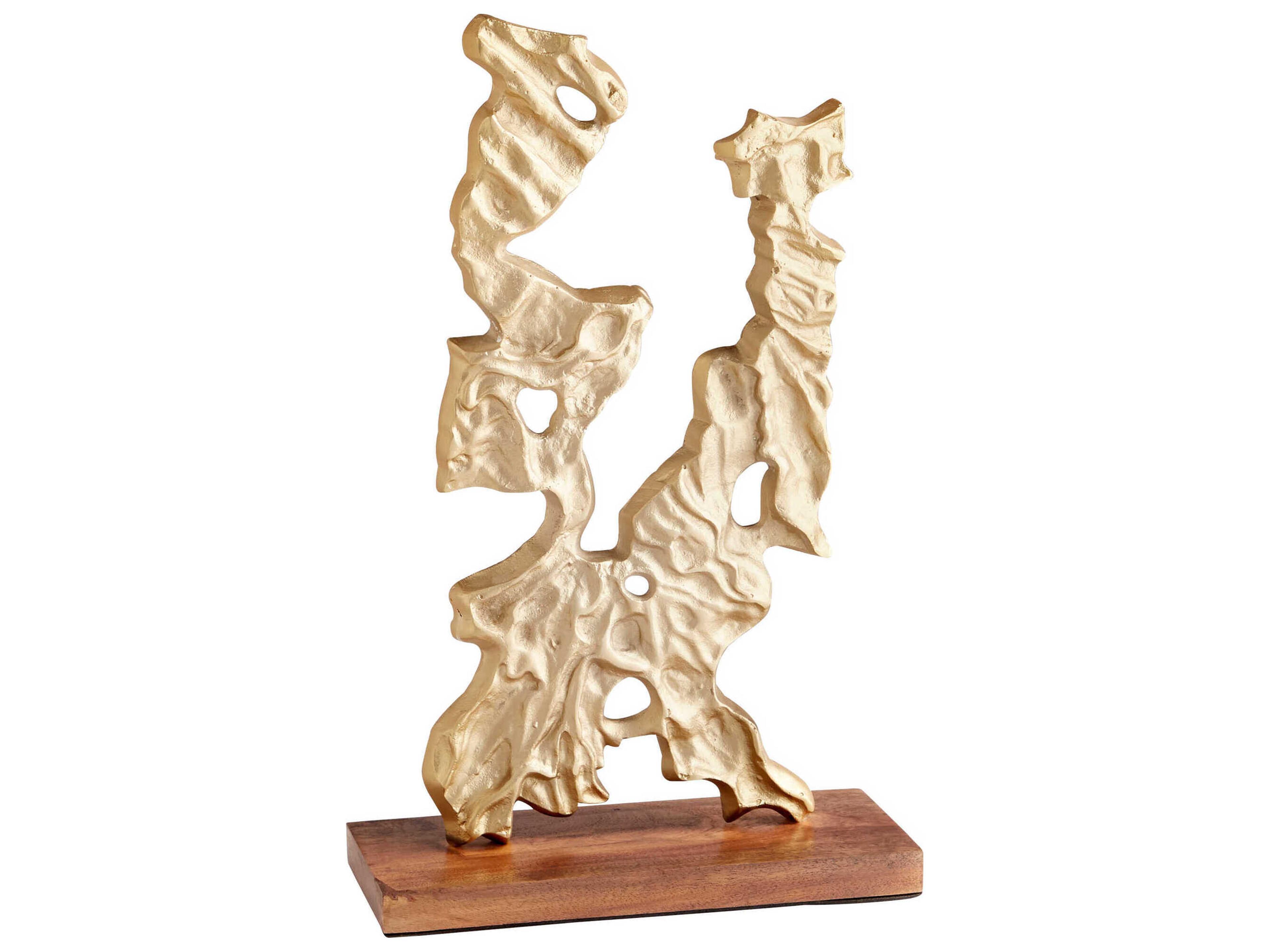 Cyan Design Gold Ornate Abstraction Sculpture