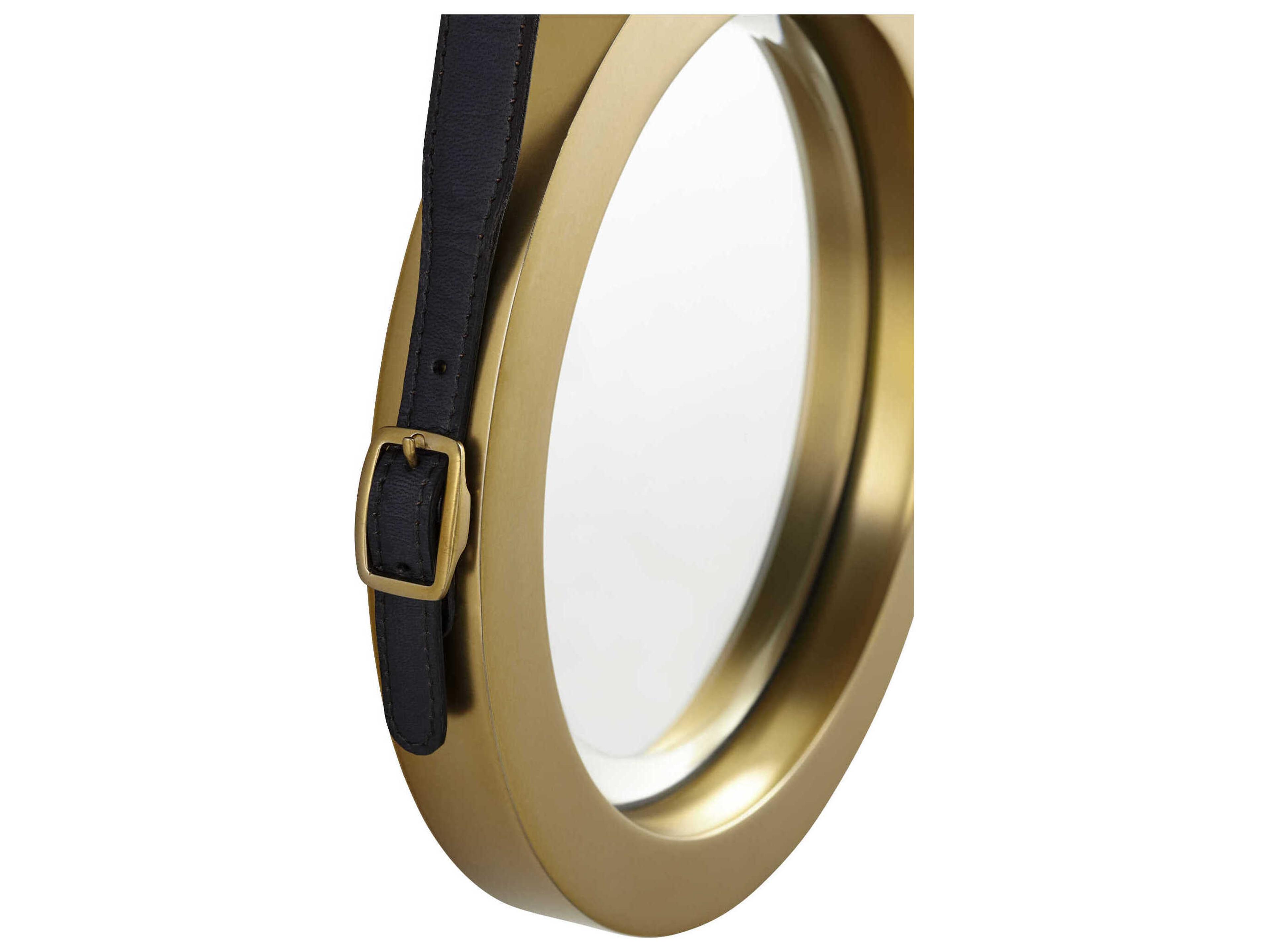 Cyan Design Venster Antique Brass Round Wall Mirror