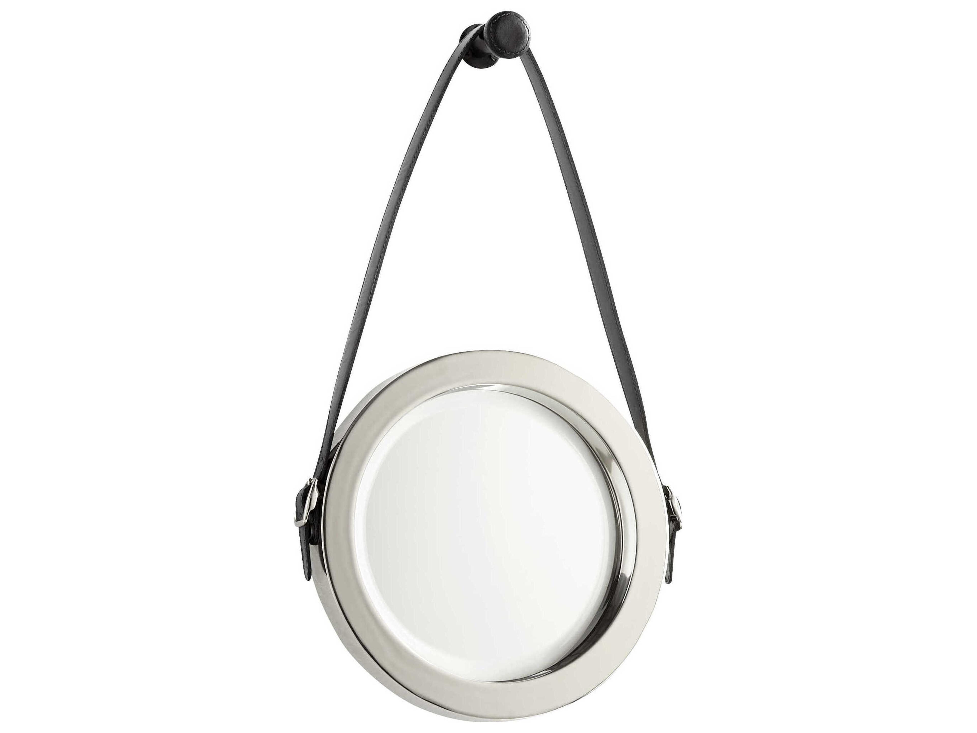 Cyan Design Venster Nickel Round Wall Mirror