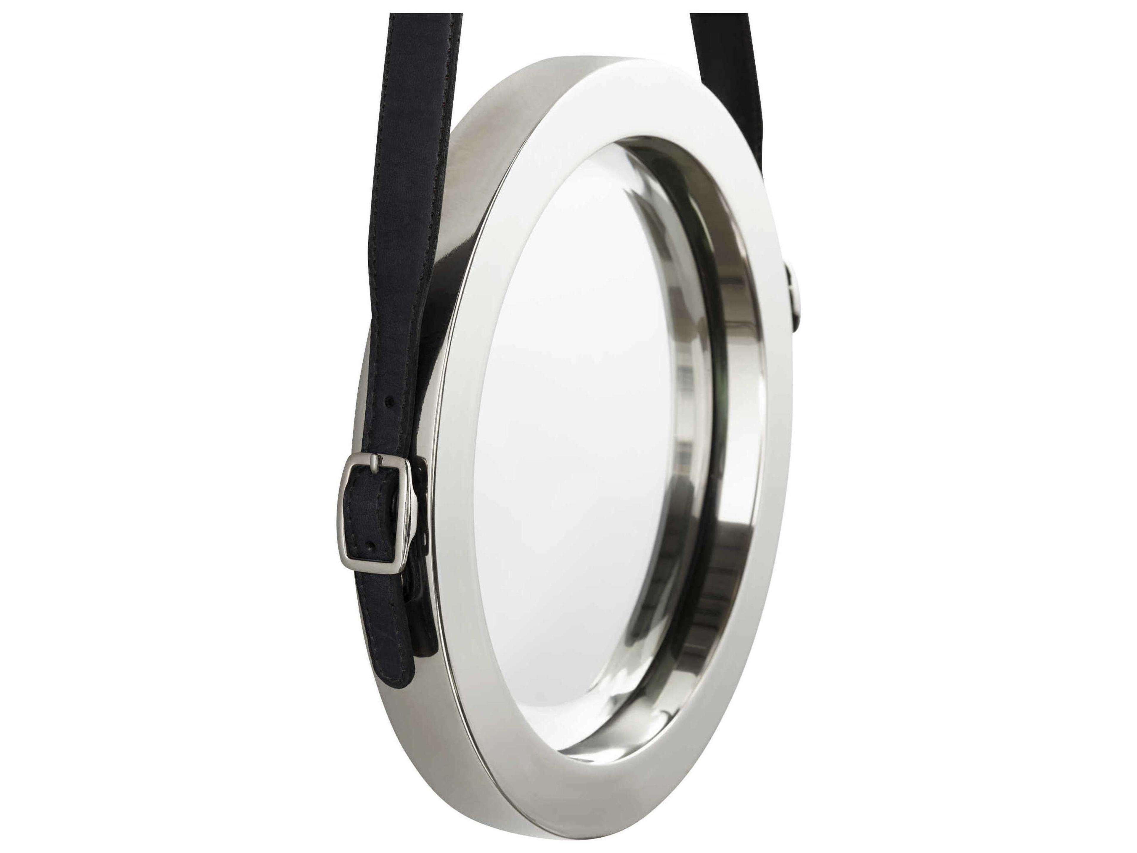 Cyan Design Venster Nickel Round Wall Mirror