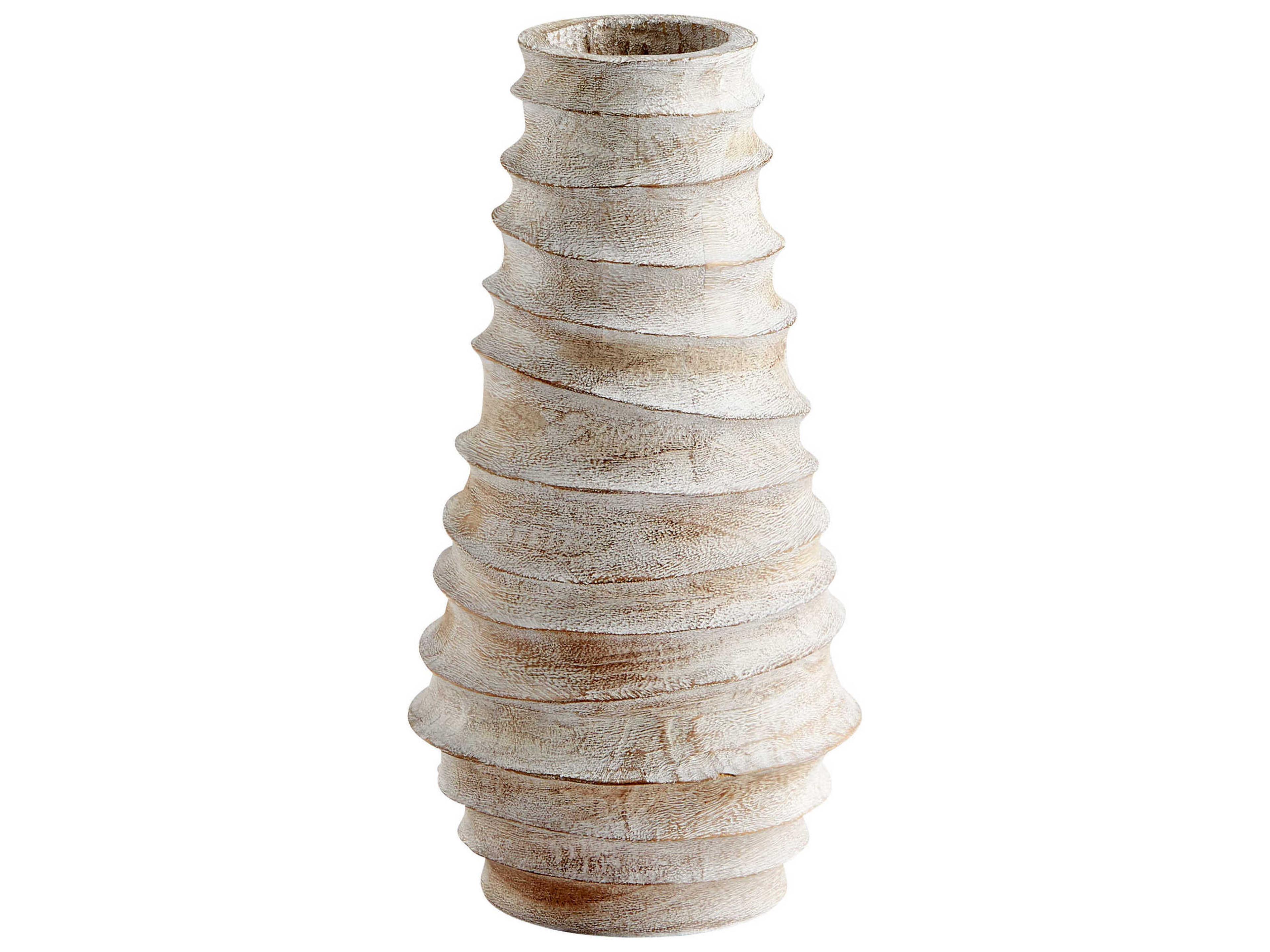 Cyan Design Whitewashed Giorgio Vase