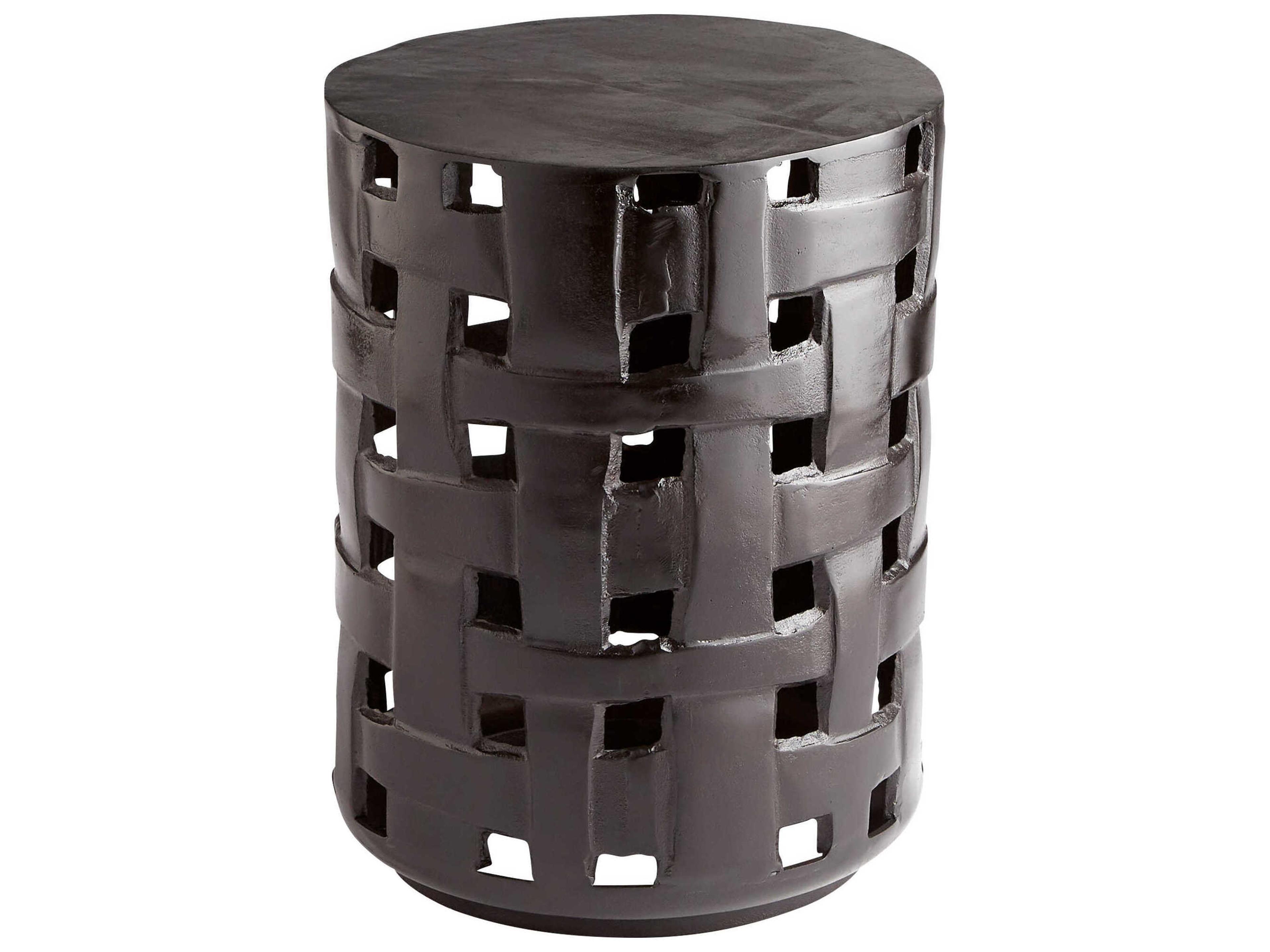 Cardin Round Metal End Table