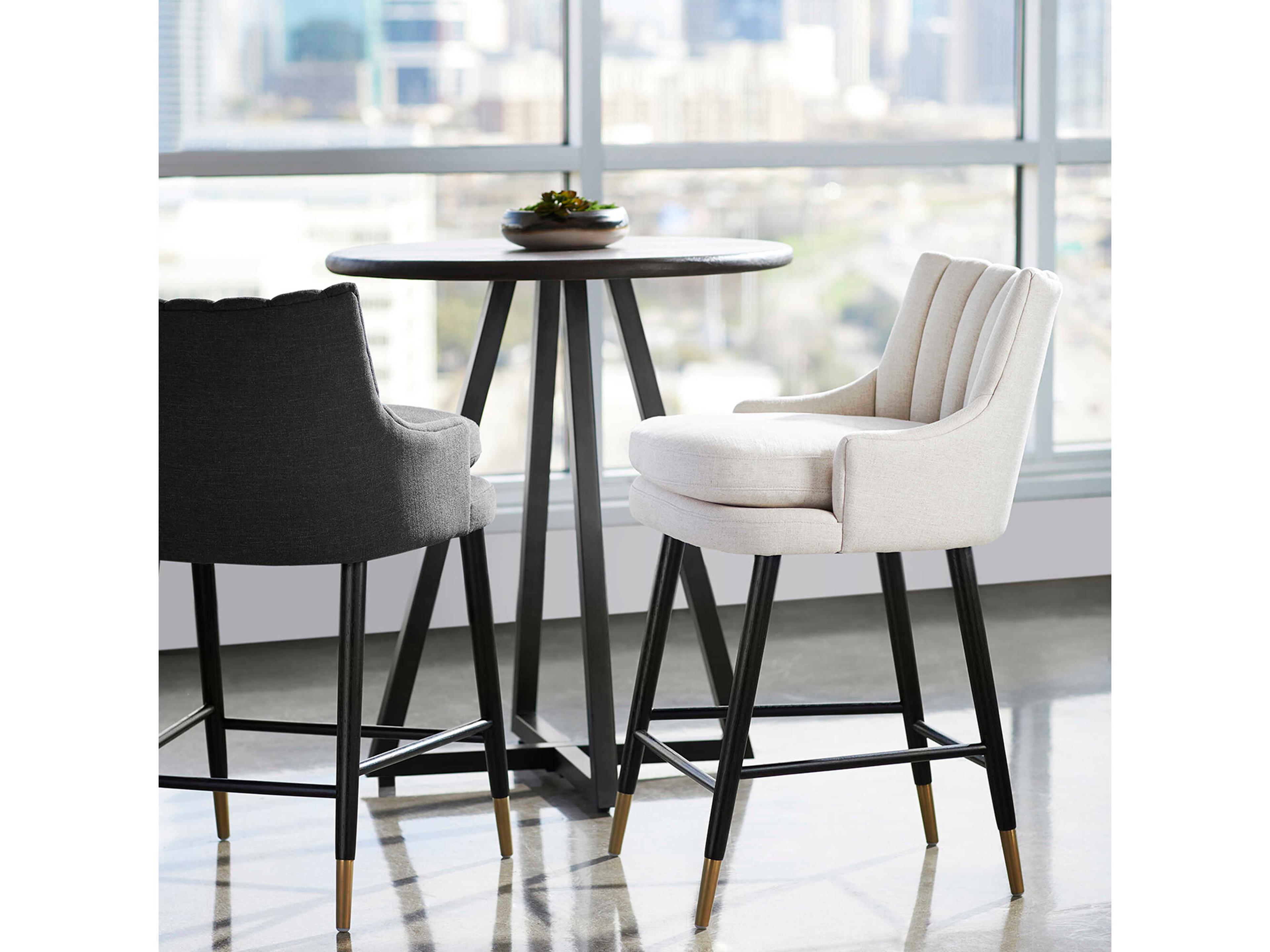 Cyan Design Tesoro Upholstered Birch Wood Counter Stool