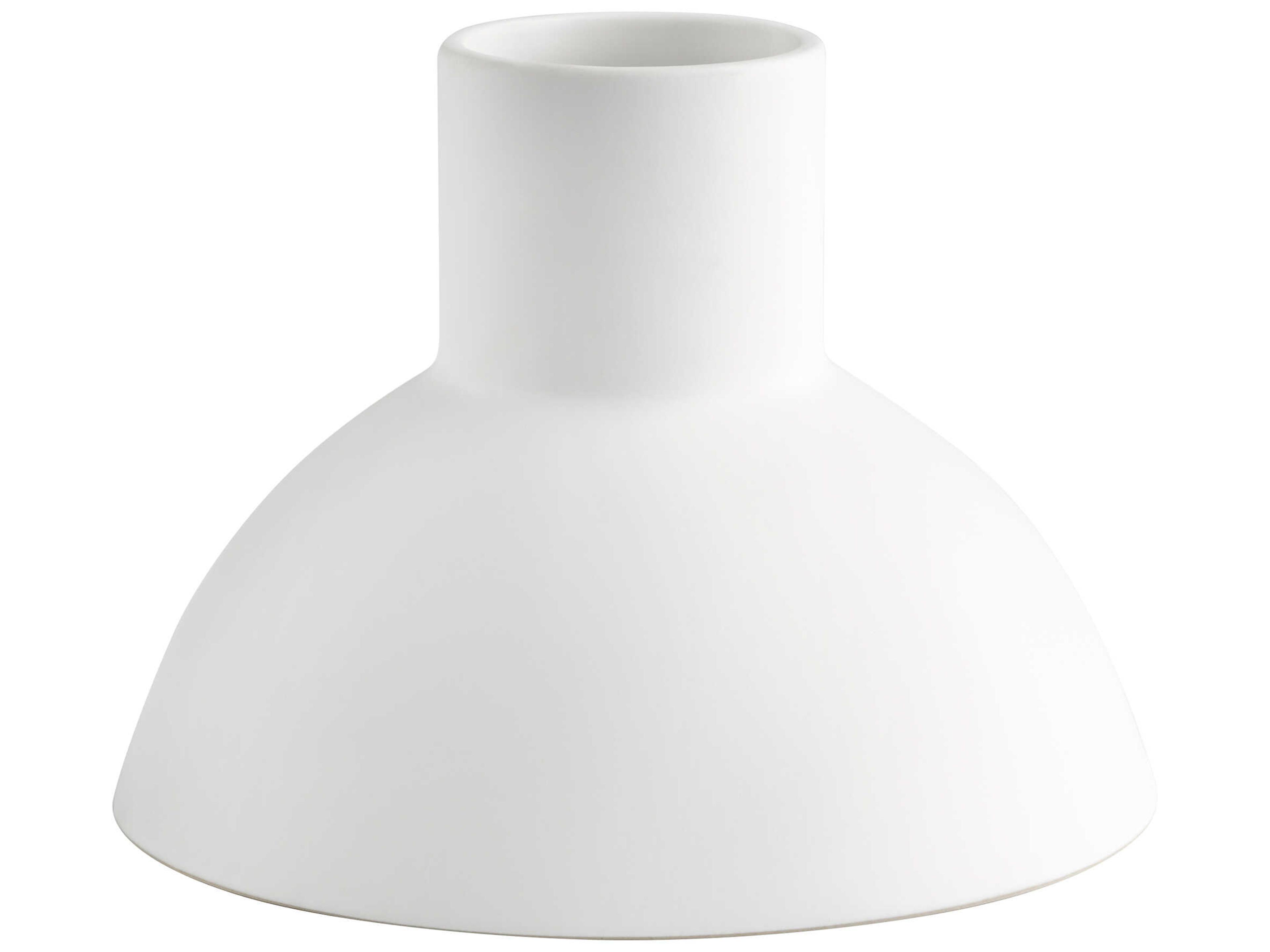 Purezza White 6" High Vase