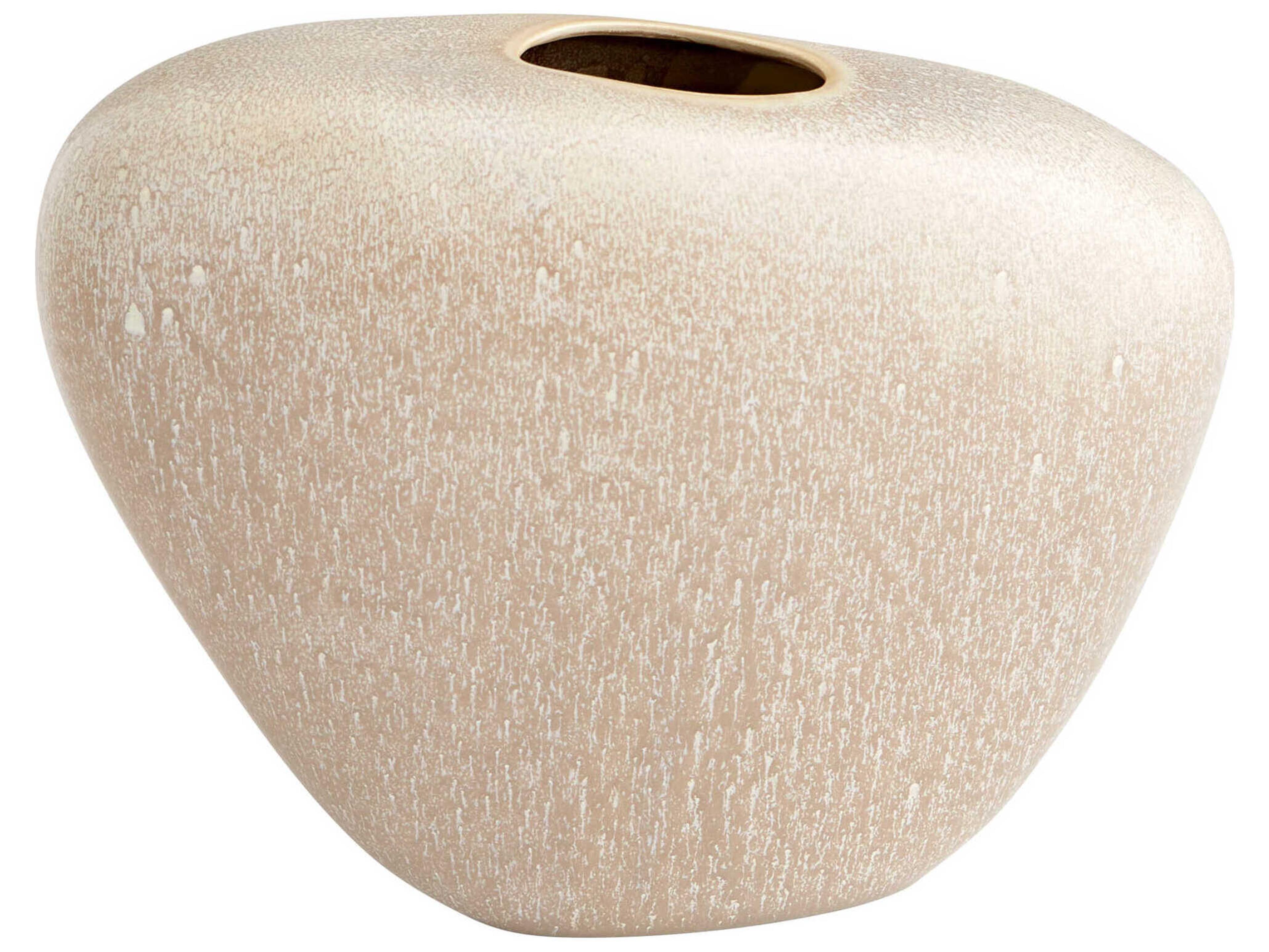 Cyan Design Pebble Olive Glaze 10" High Vase