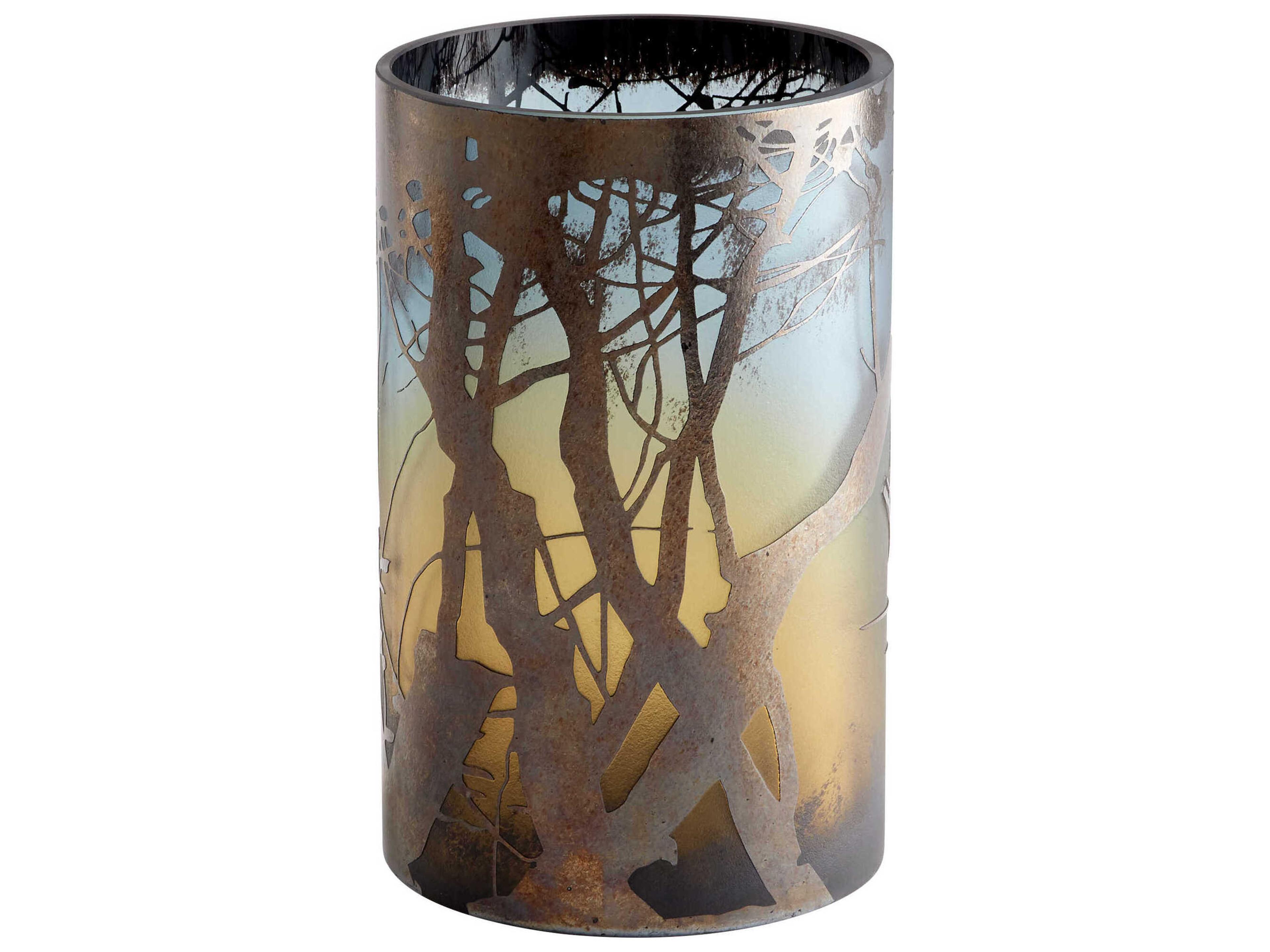 Miombo Green / Blue 9" High Vase