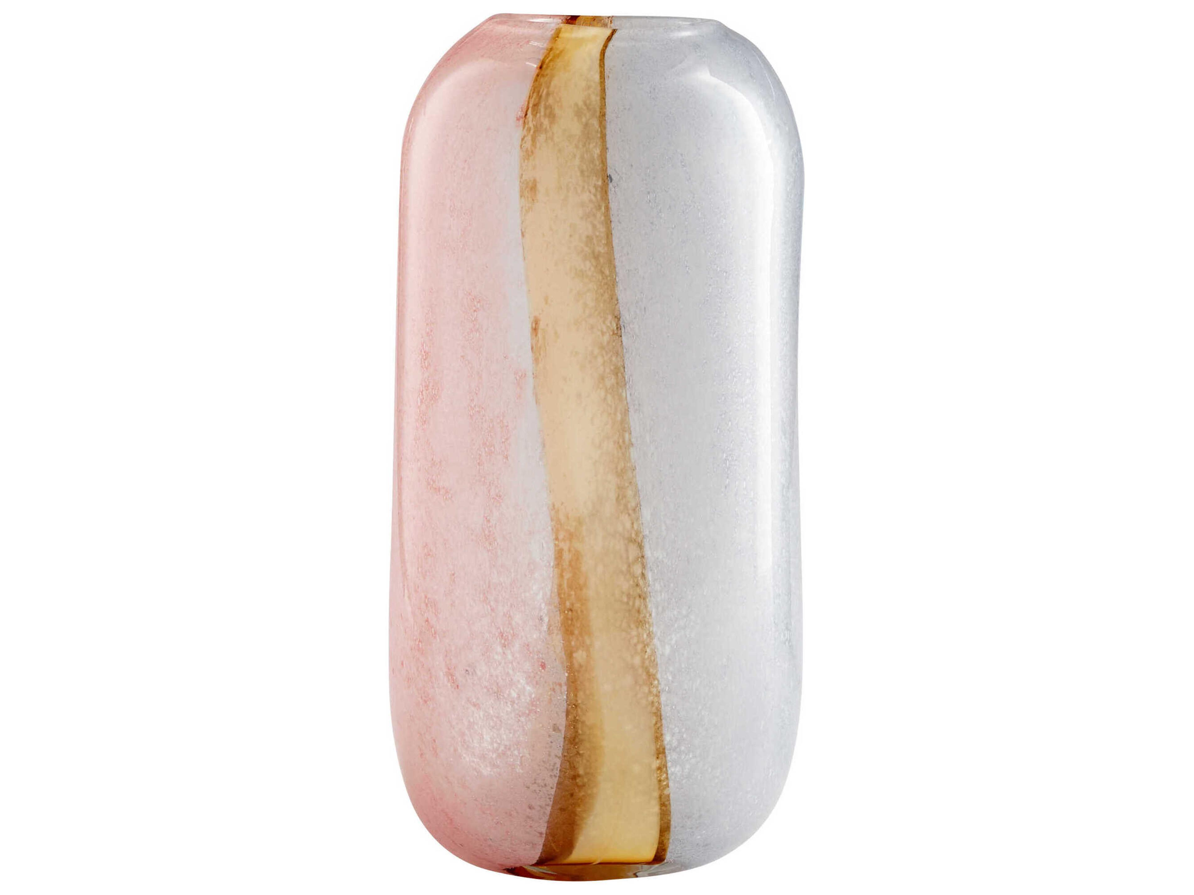 Astra Pink / Blue 15" High Vase