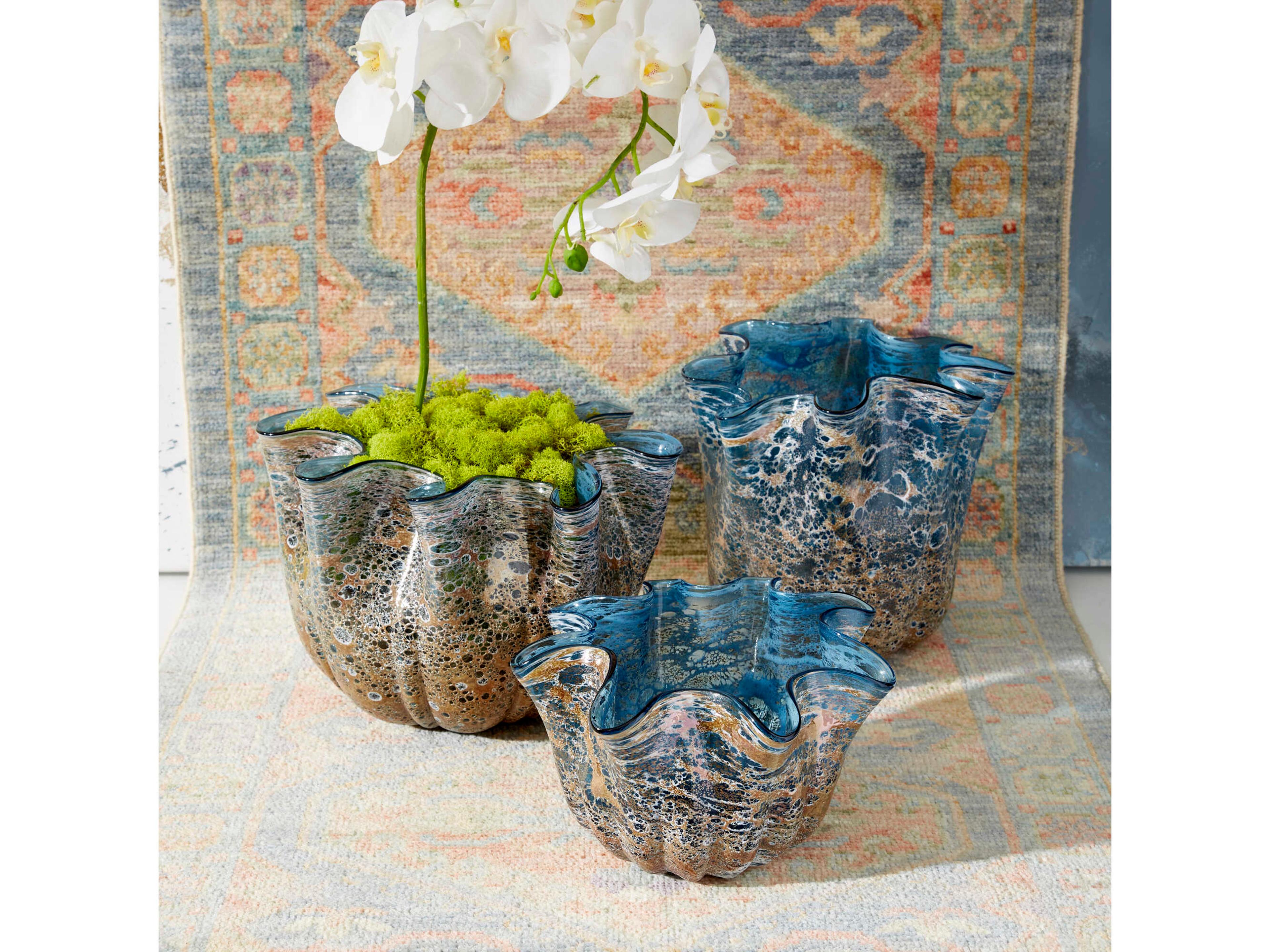 Cyan Design Meduse Blue Vase