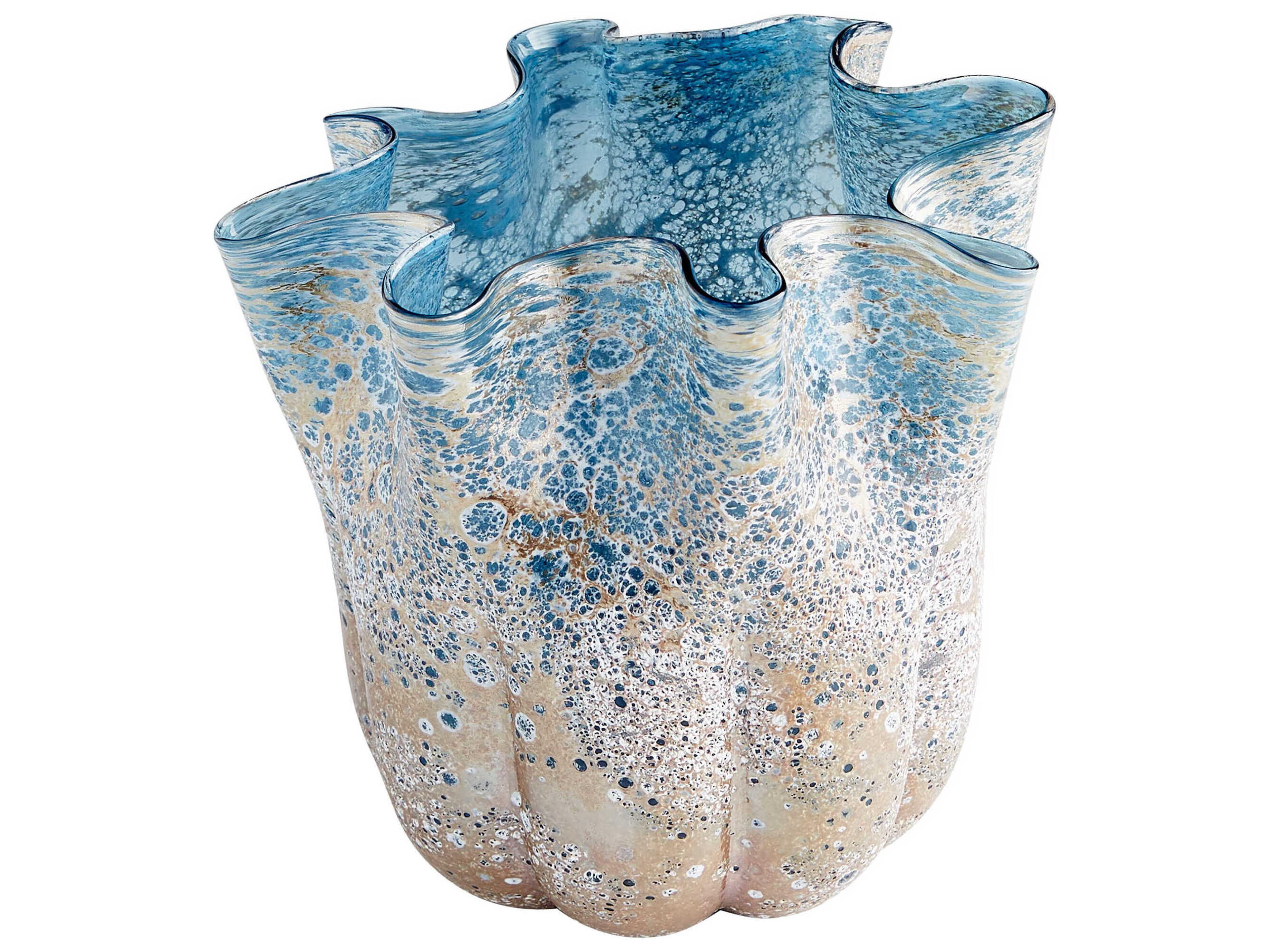 Meduse Blue Vase