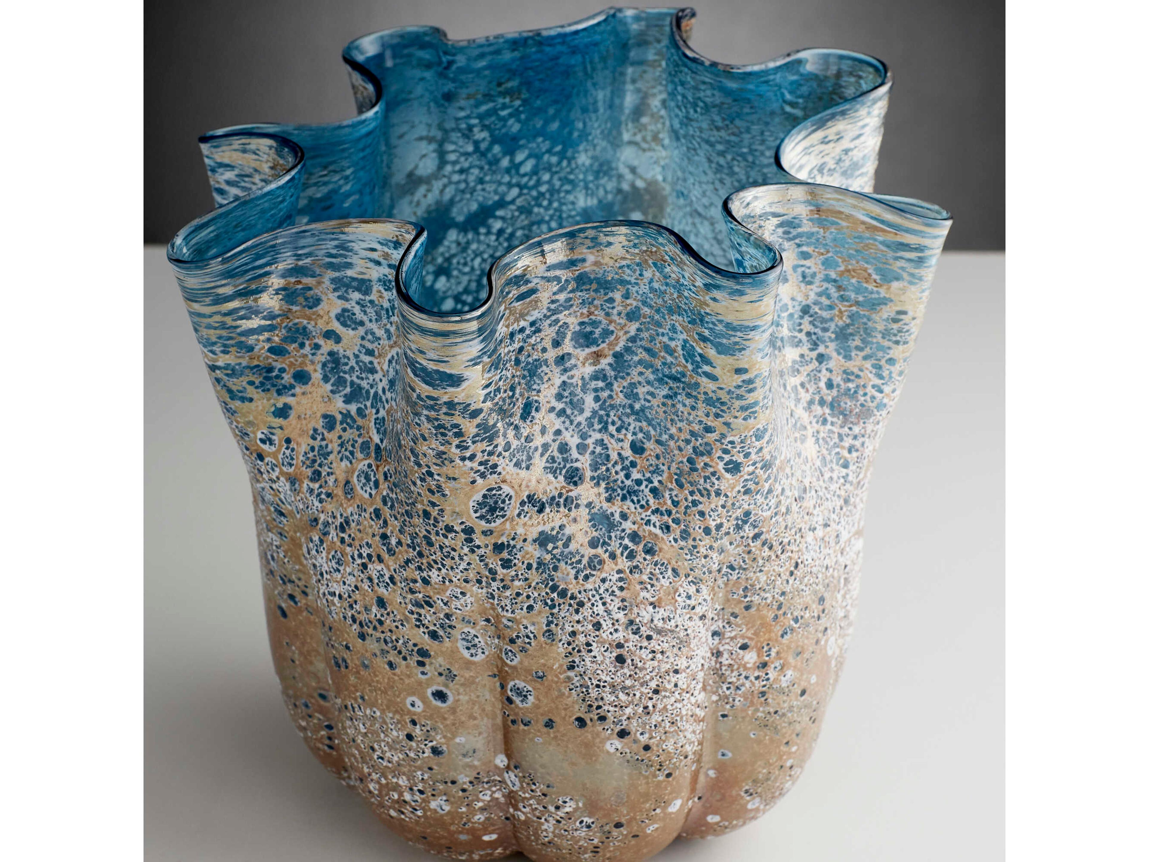 Cyan Design Meduse Blue Vase