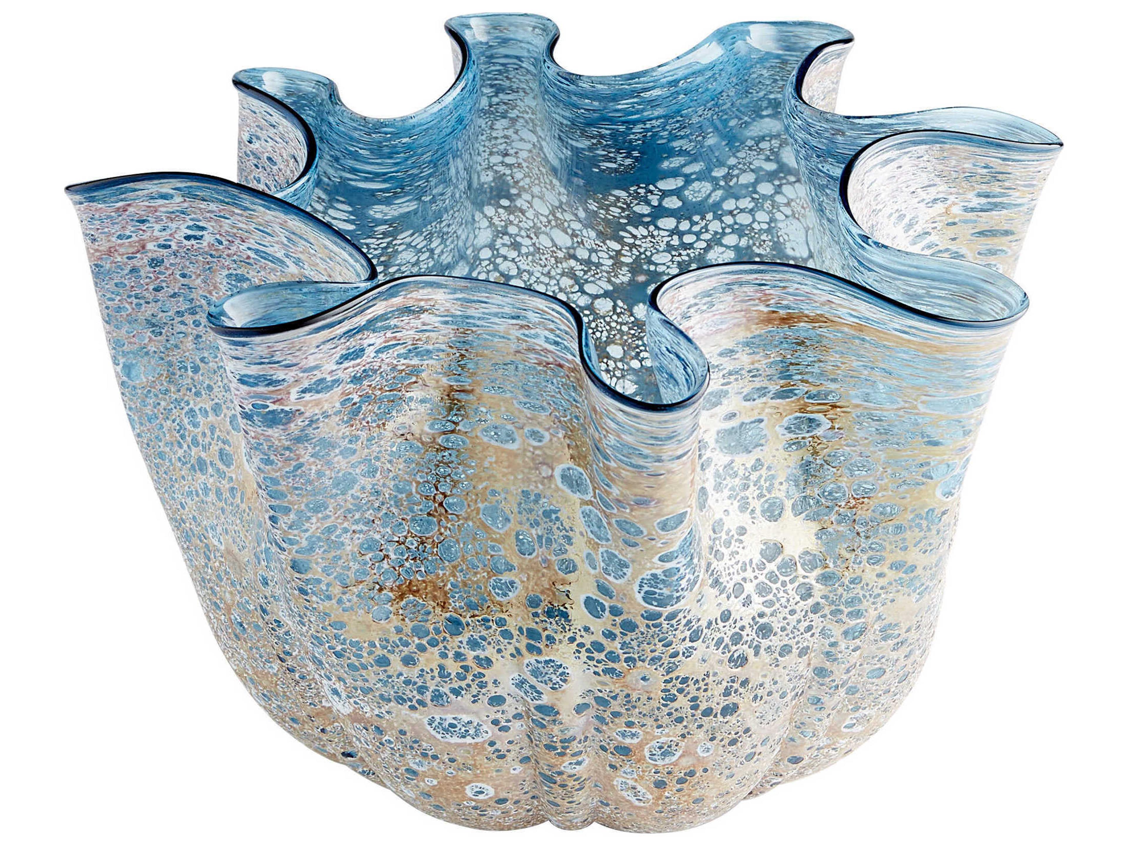 Meduse Blue Vase