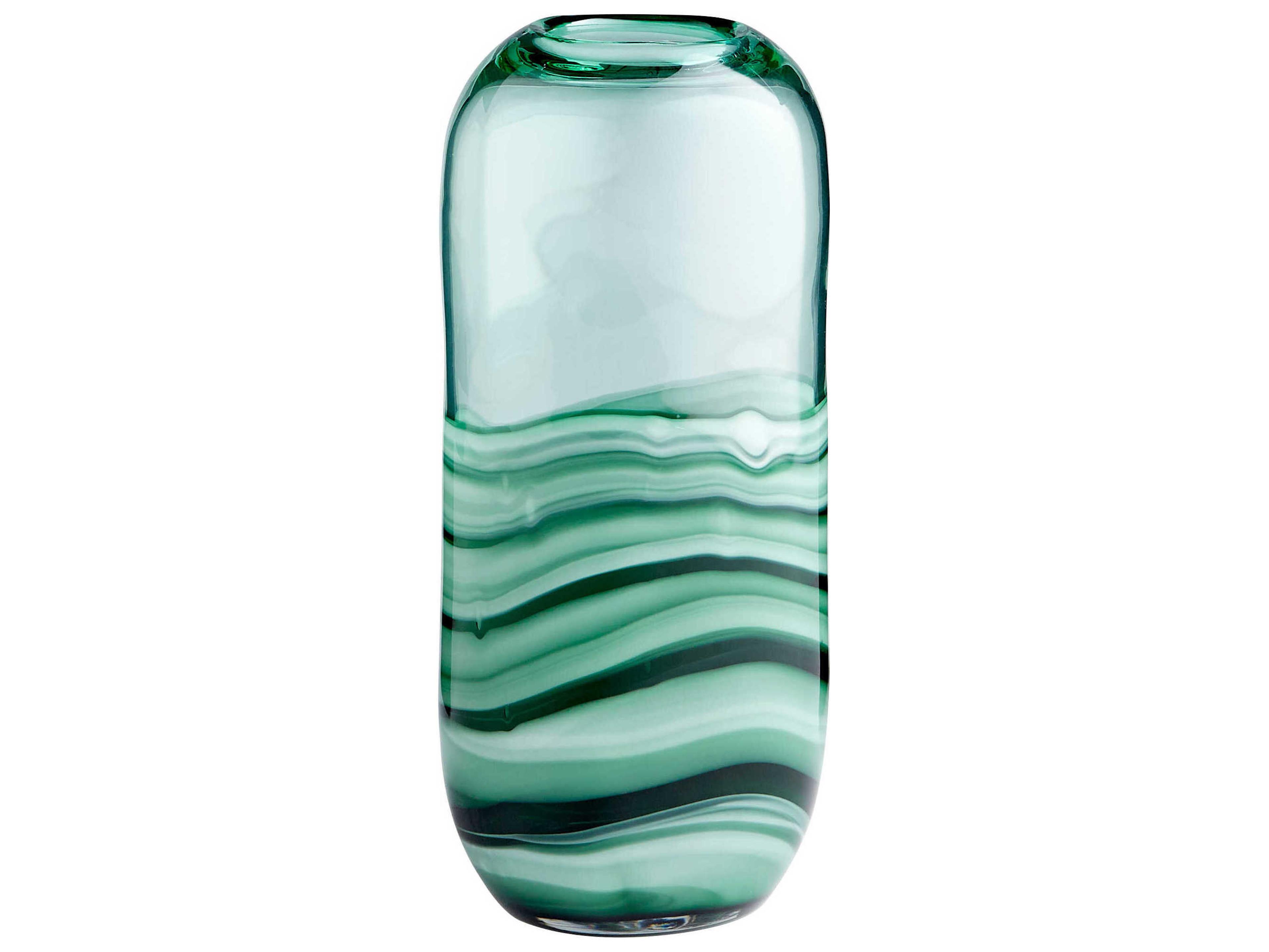 Torrent Green Vase