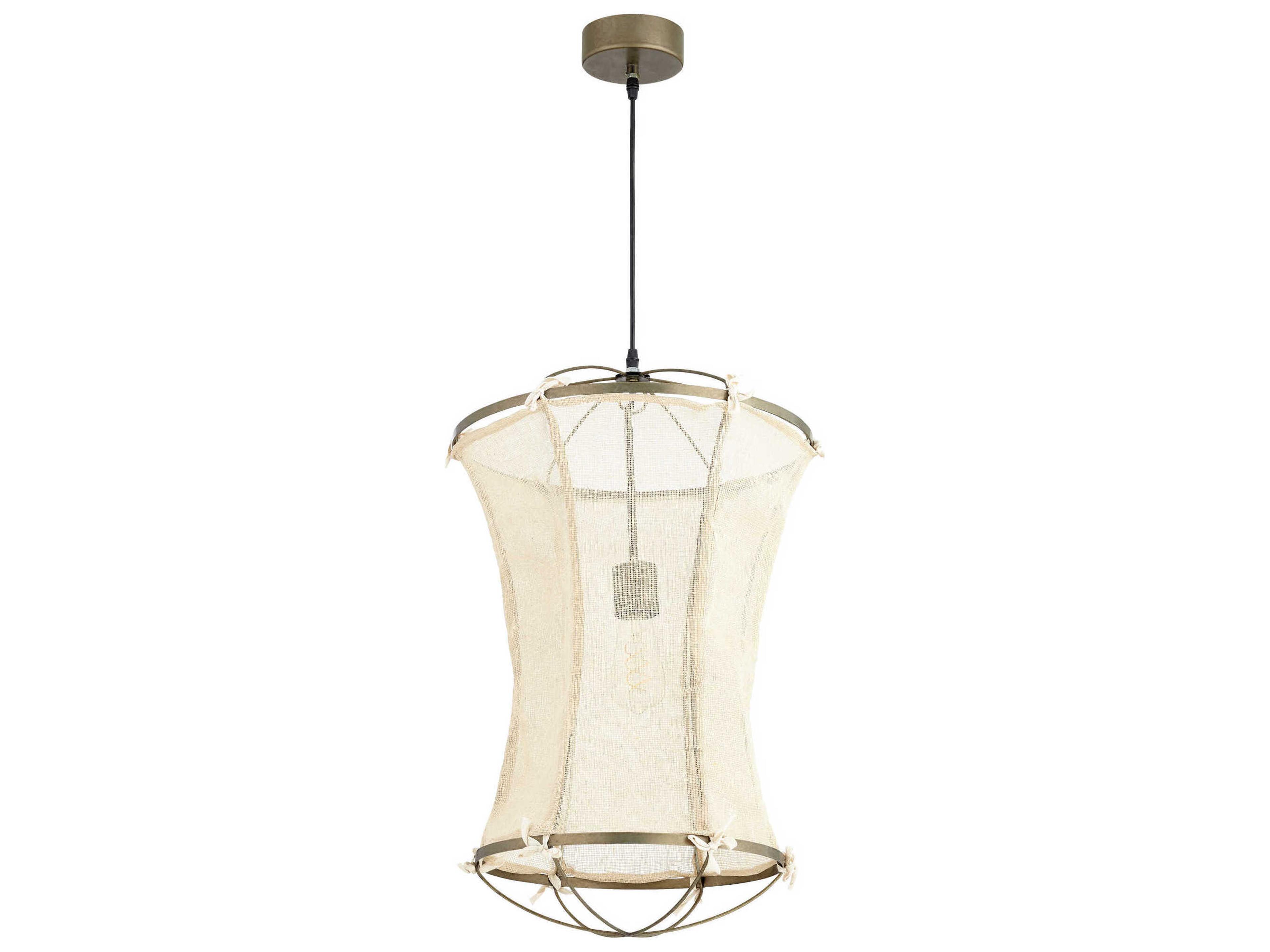 1-Light Natural White Pendant