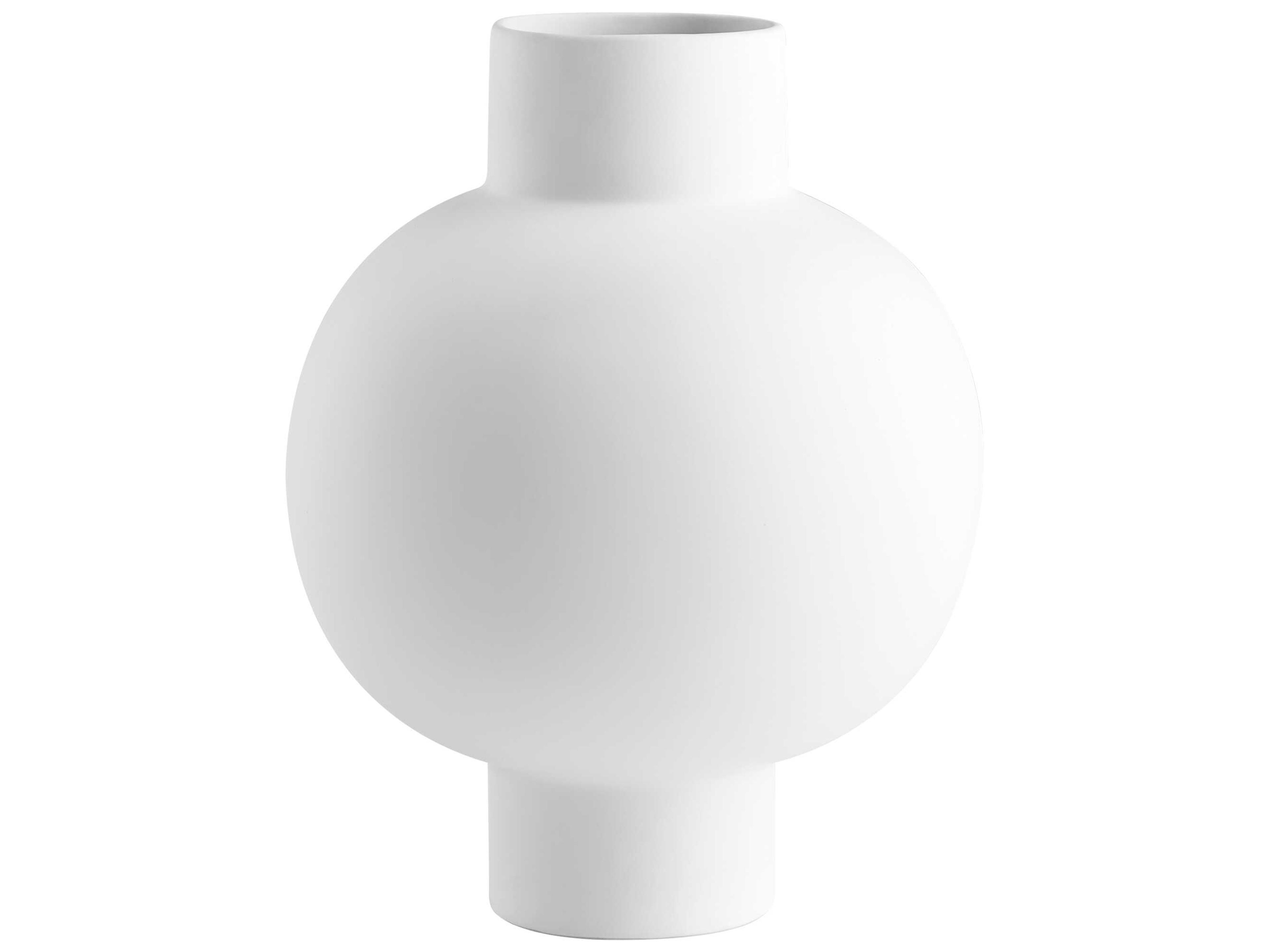 Libra White 15" High Vase