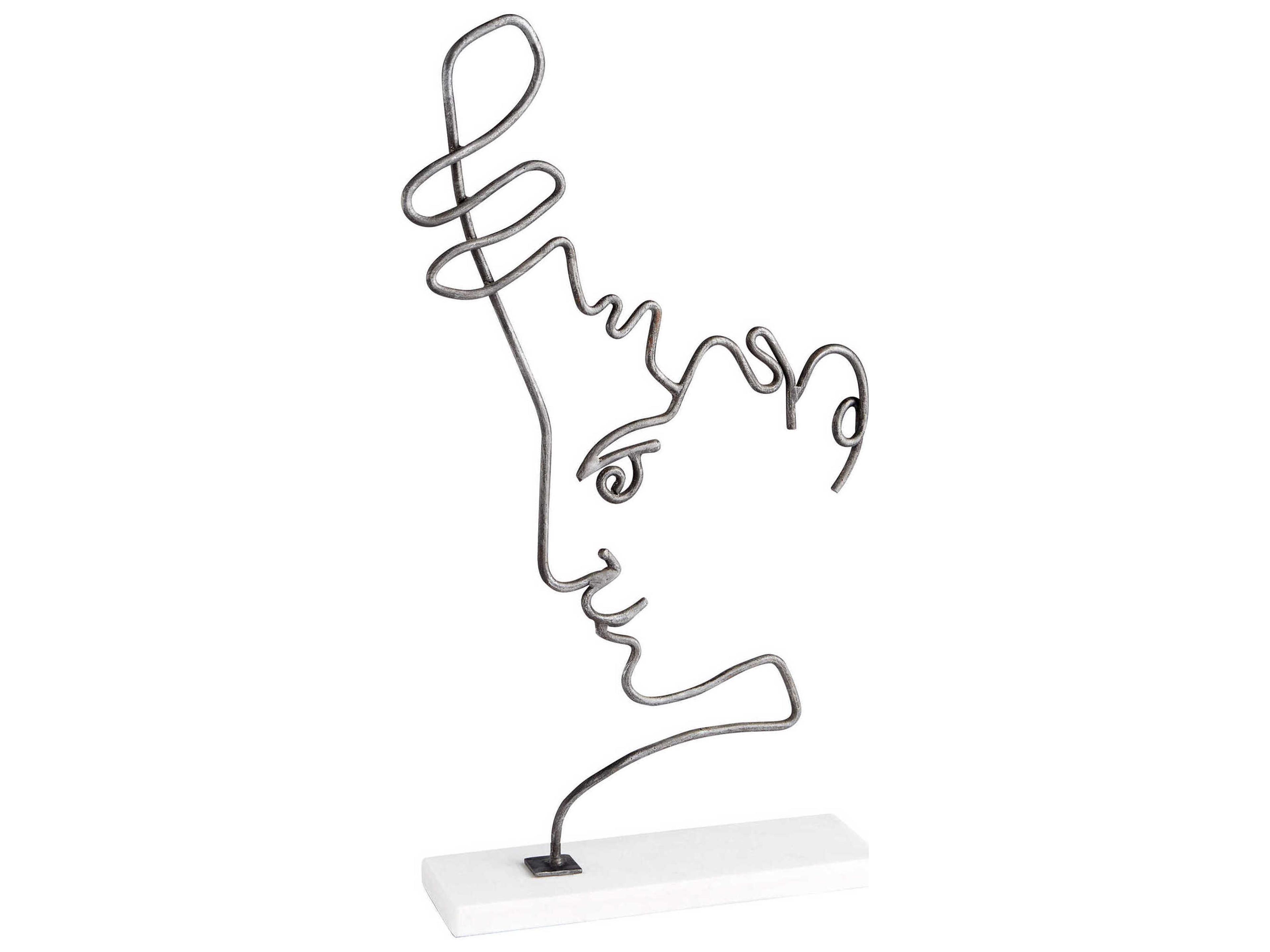 Cyan Design Viso Raw Iron Sculpture