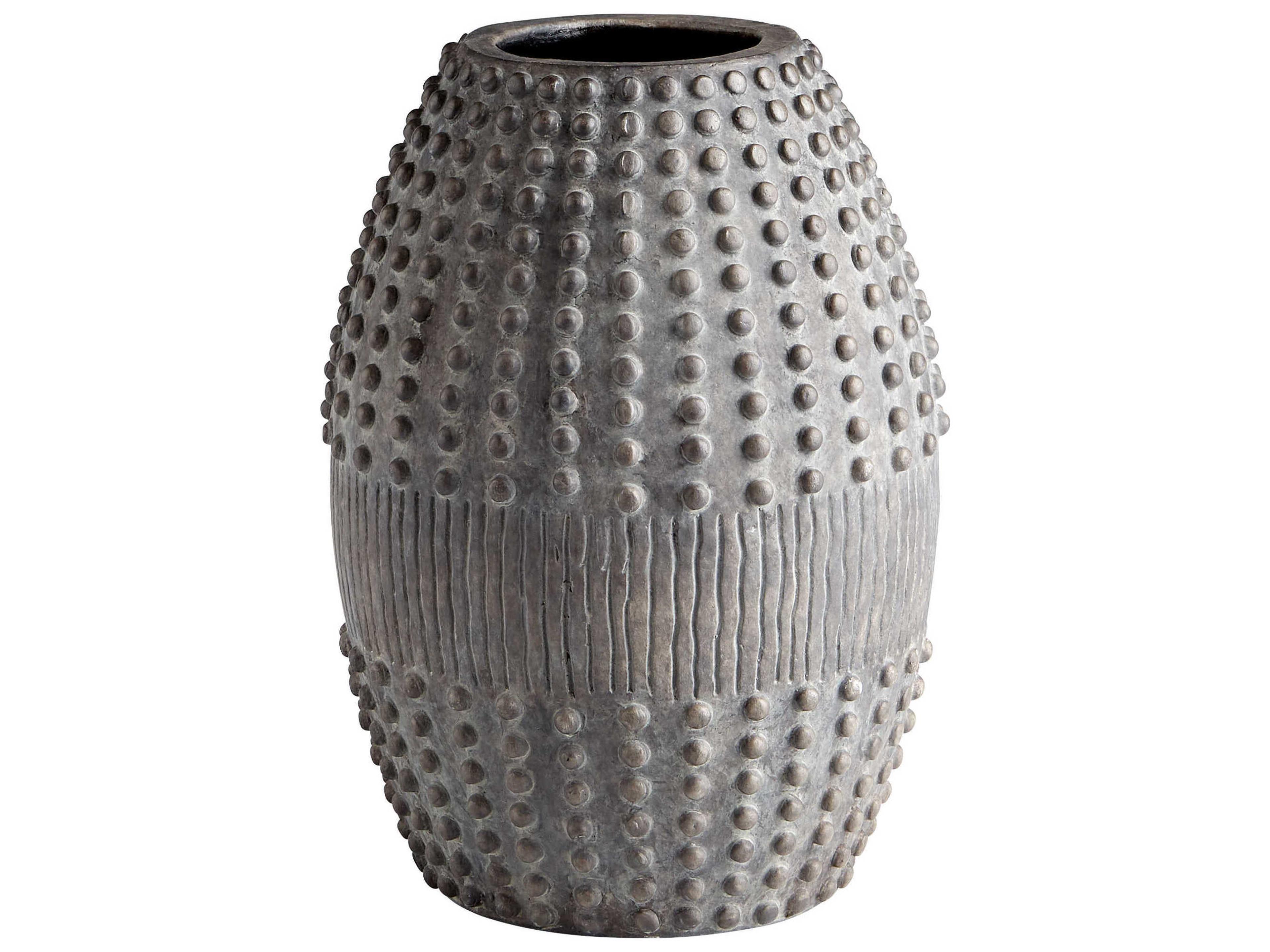 Scoria Gray 15" High Vase