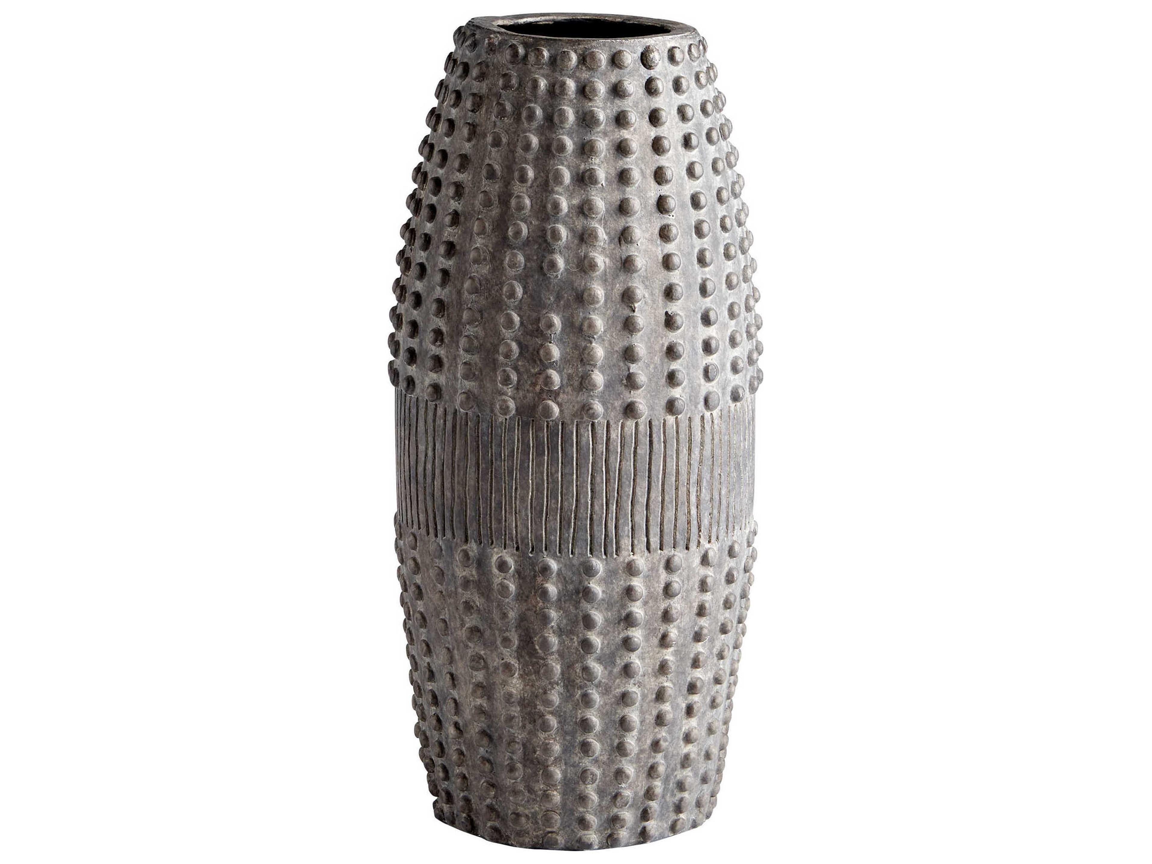 Scoria Gray 19" High Vase