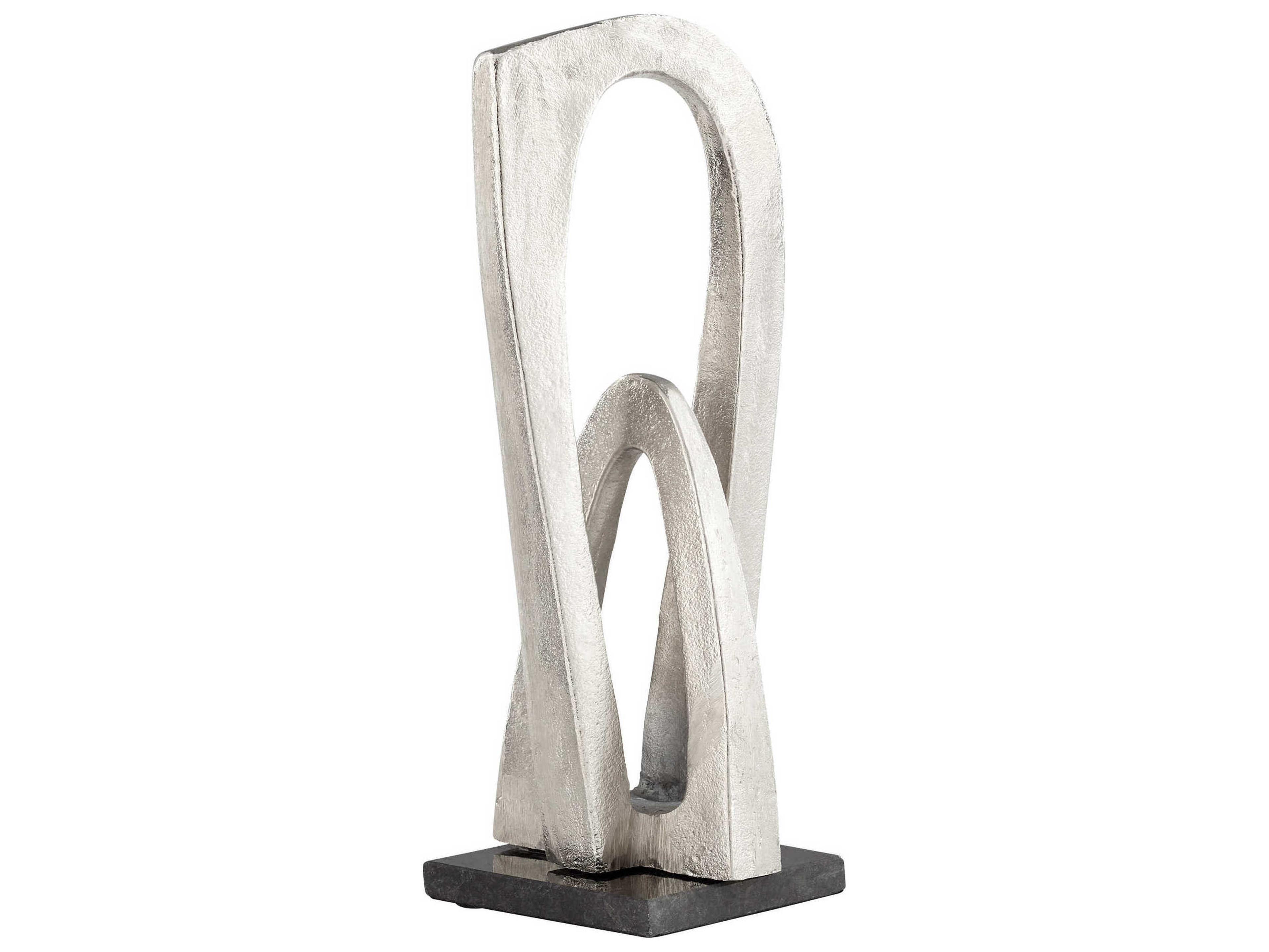 Cyan Design Double Arch Silver Sculpture