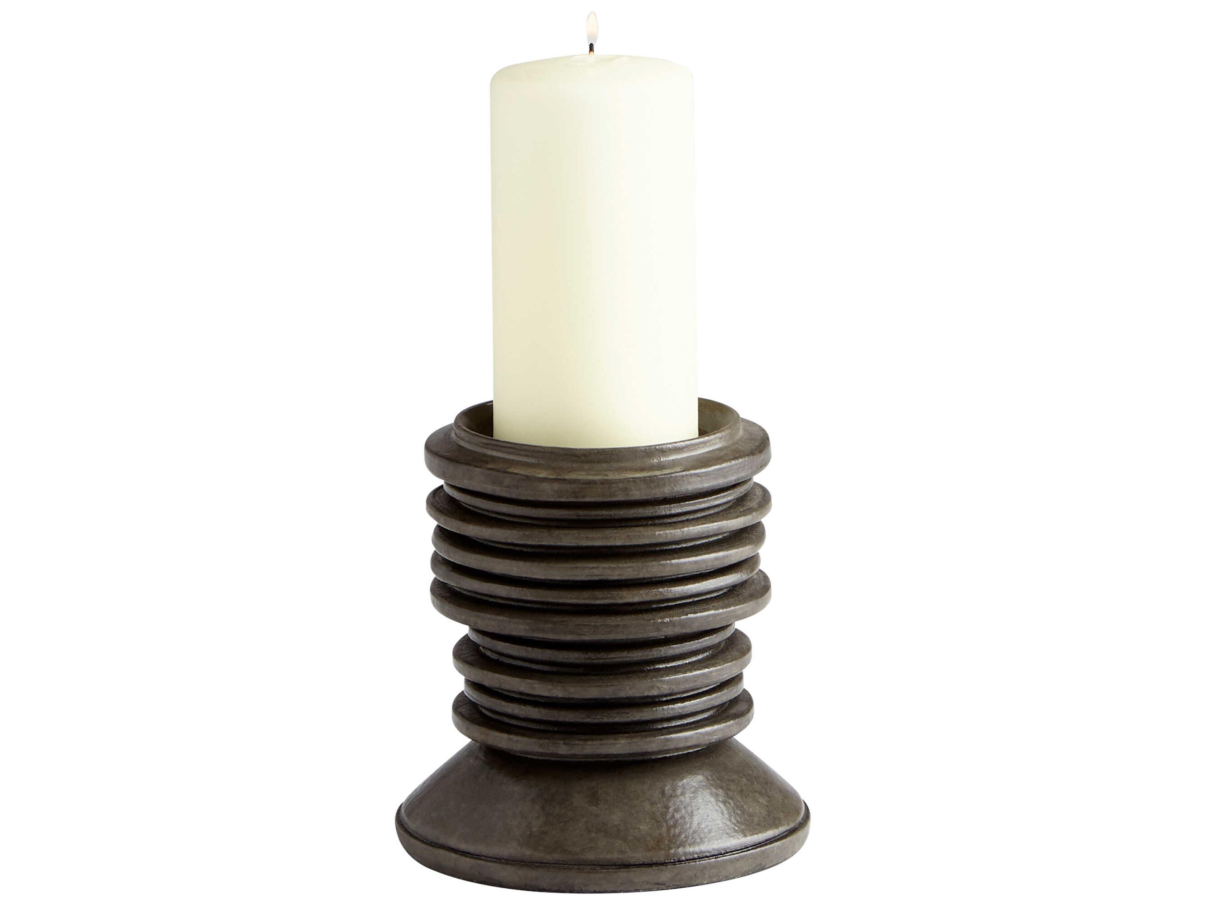 Cyan Design Provo Black 6" High Candle Holder