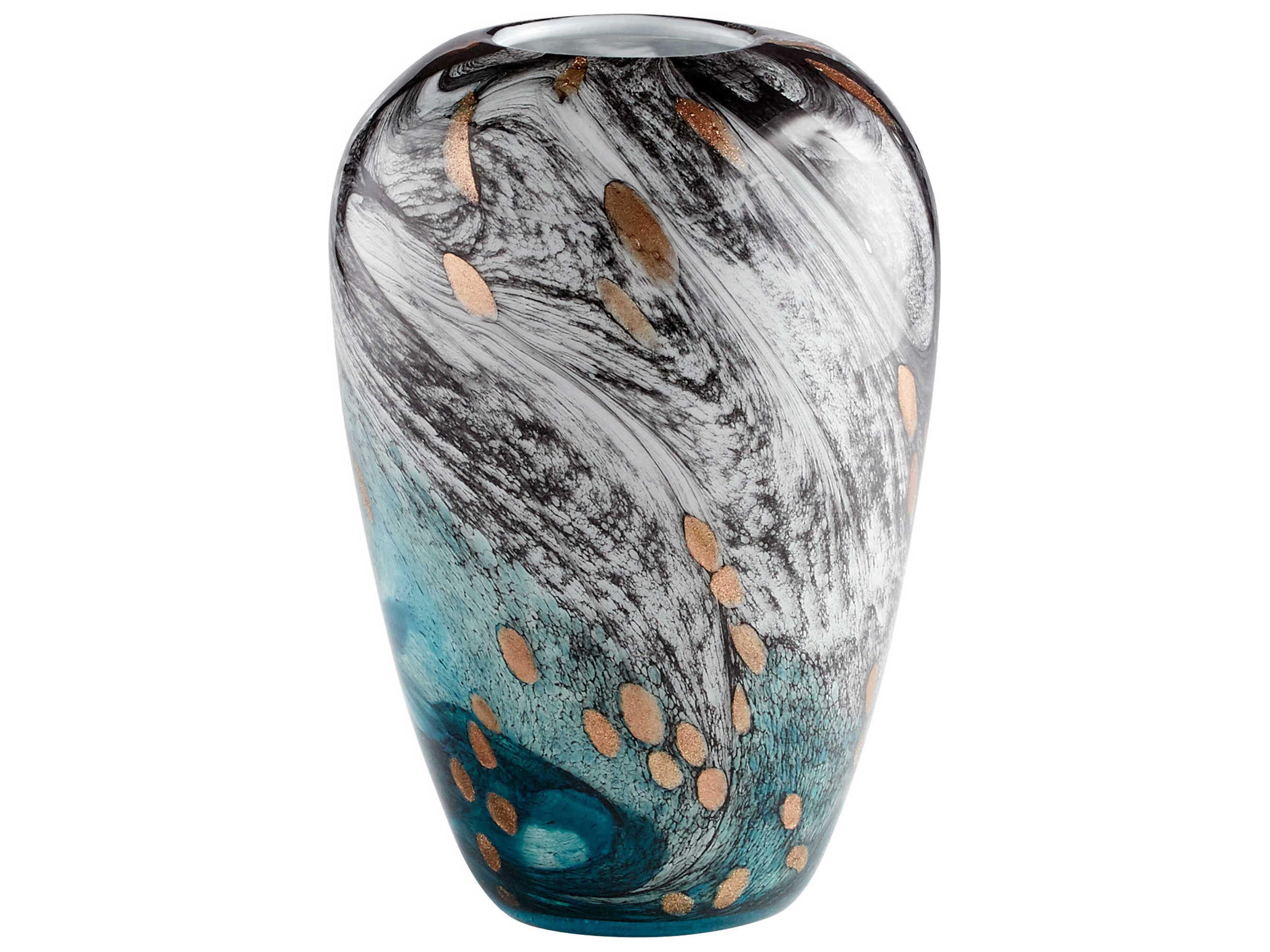 Prismatic Multi Colored 11" High Vase