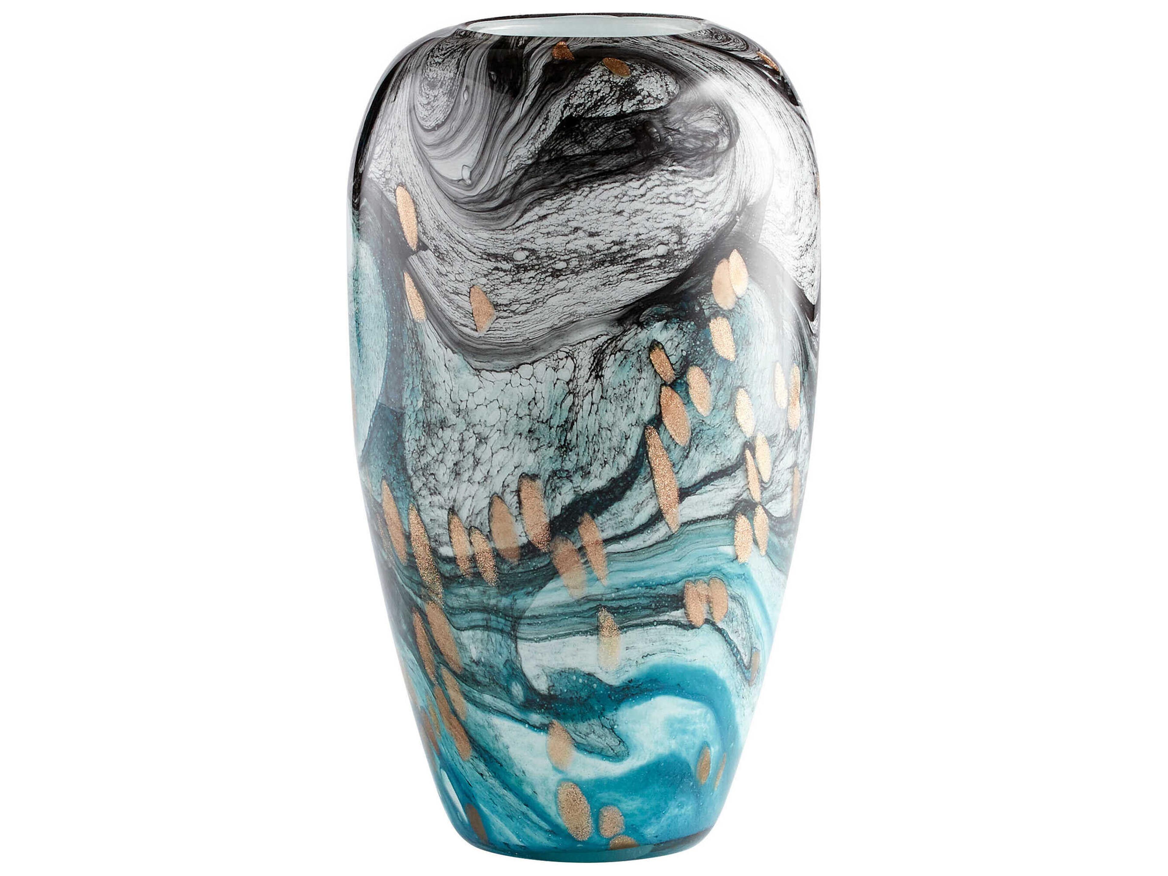 Prismatic Multi Colored 15" High Vase