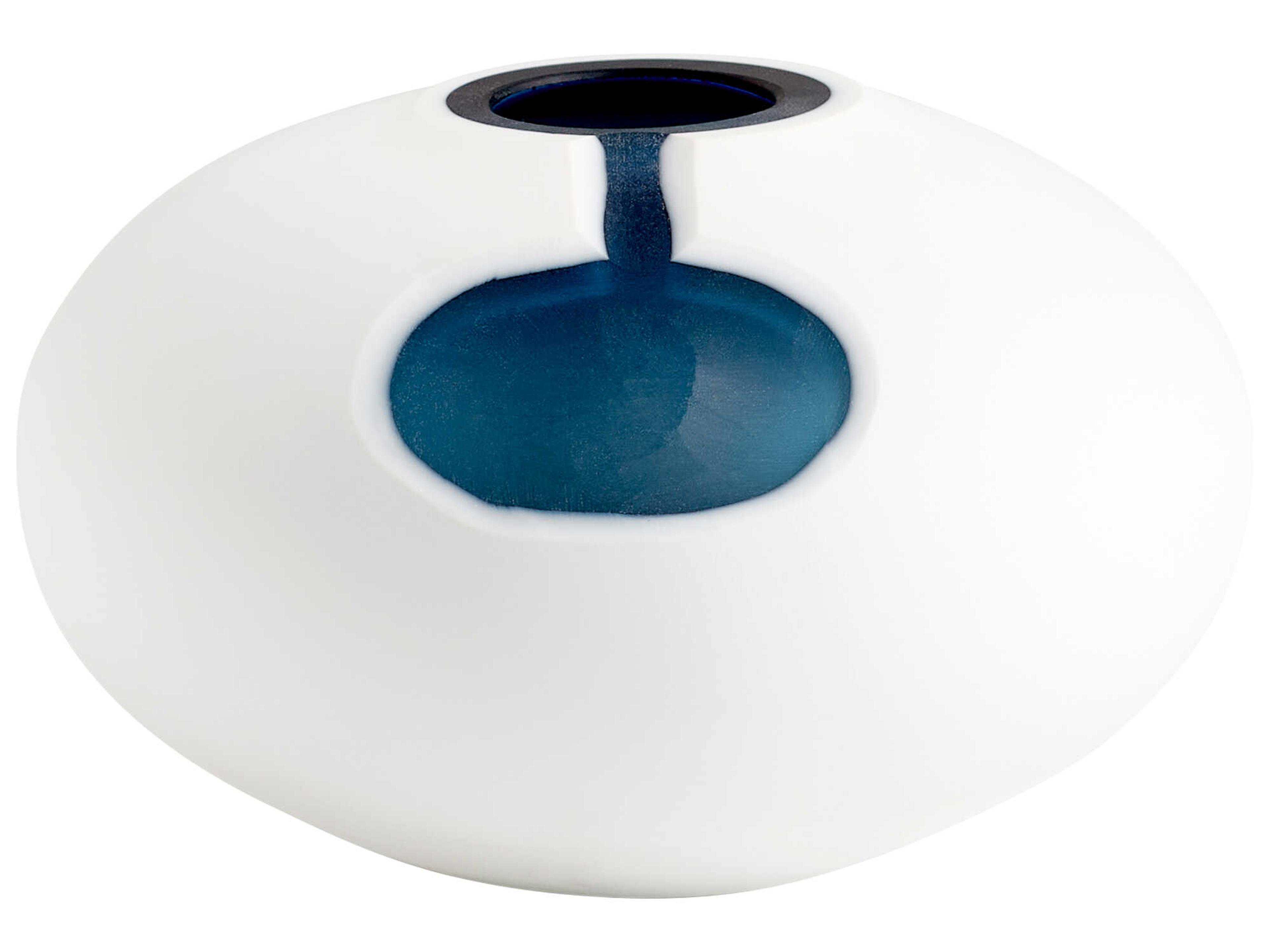 Cyan Design Oracle Blue / White Vase